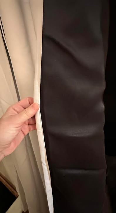 NICETOWN White 100% Blackout Curtains 84 inch Long for Bedroom 2 Pieces customer photo 1