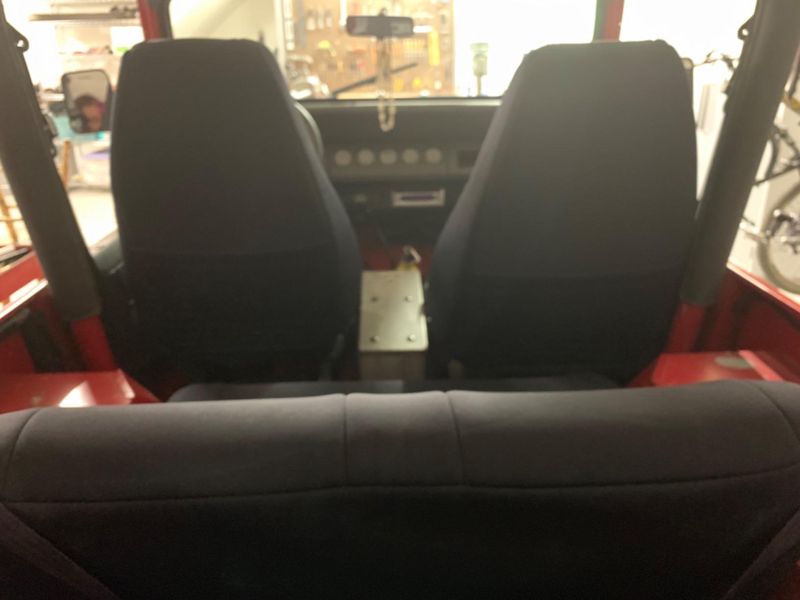 Rough Country Neoprene Seat Covers for Jeep Wrangler YJ (1991-1995) - Waterproof & UV Resistant, Foam Padded, Front & Rear Seat Cover Set customer photo 2
