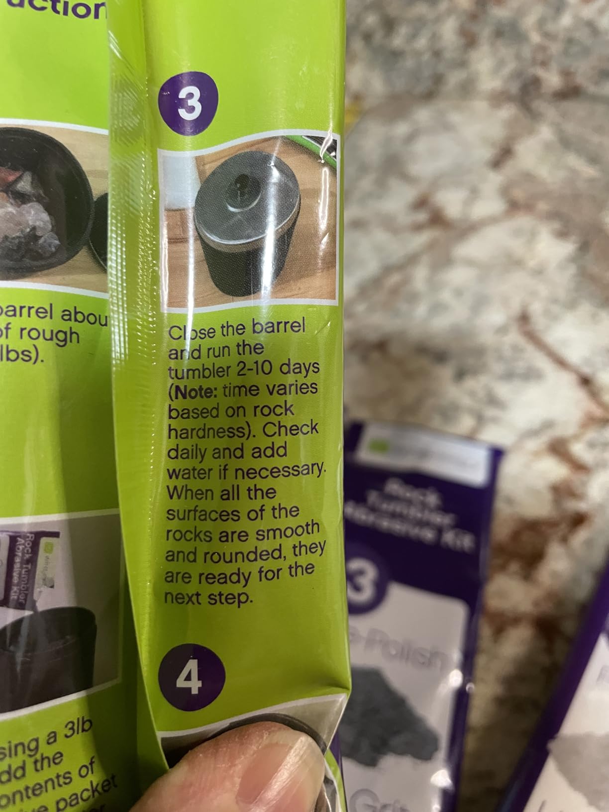 Wirejewelry 4 Step Rock Tumbler Abrasive Grit and Polish Kit, Single Batch customer photo 1