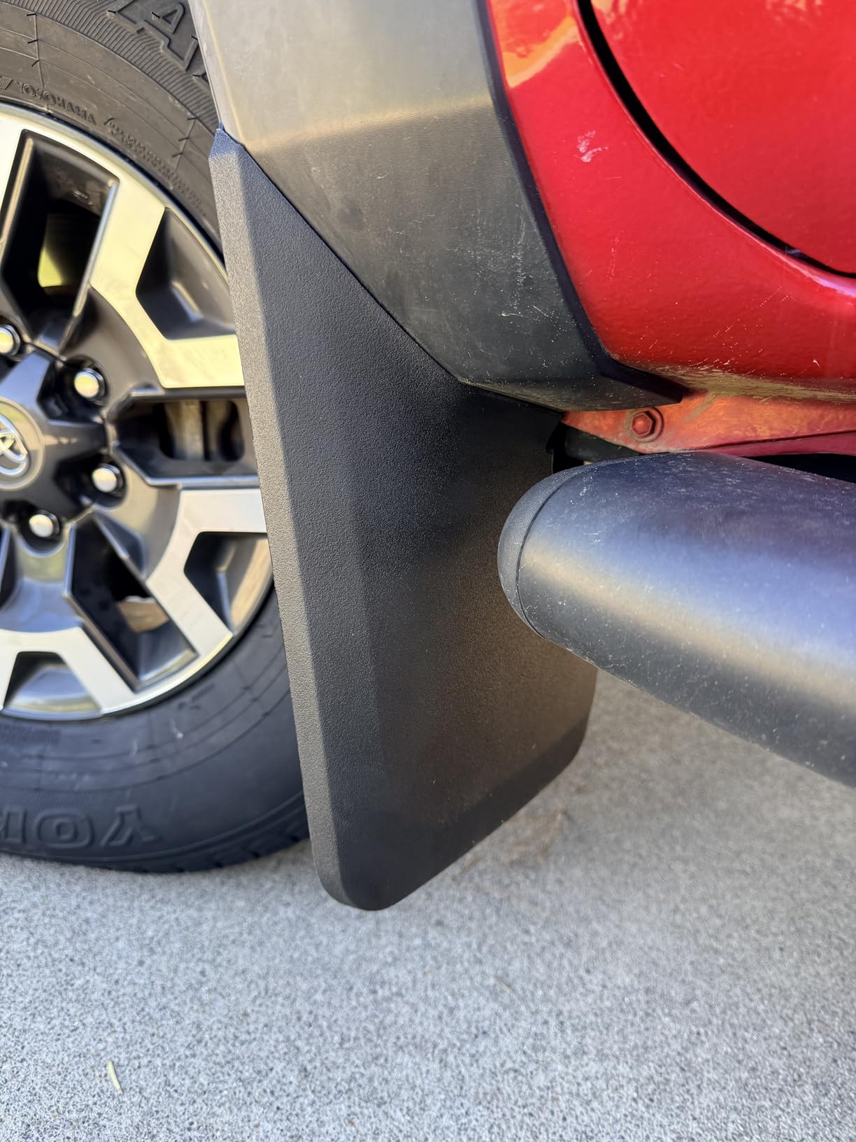 A-Premium Mud Flaps for Toyota Tacoma 2016-2023, No Drilling Required Splash Guards with Hardware Accessories, 4 Pack Front and Rear Mud Guards (Doesn't Fit SR Model) customer photo 2