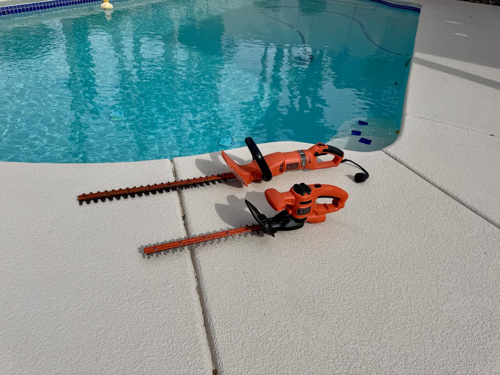 BLACK+DECKER Electric Hedge Trimmer, 16-Inch 3.0 Amp Compact Corded Power Hedge Trimmer (BEHT100) customer photo 1