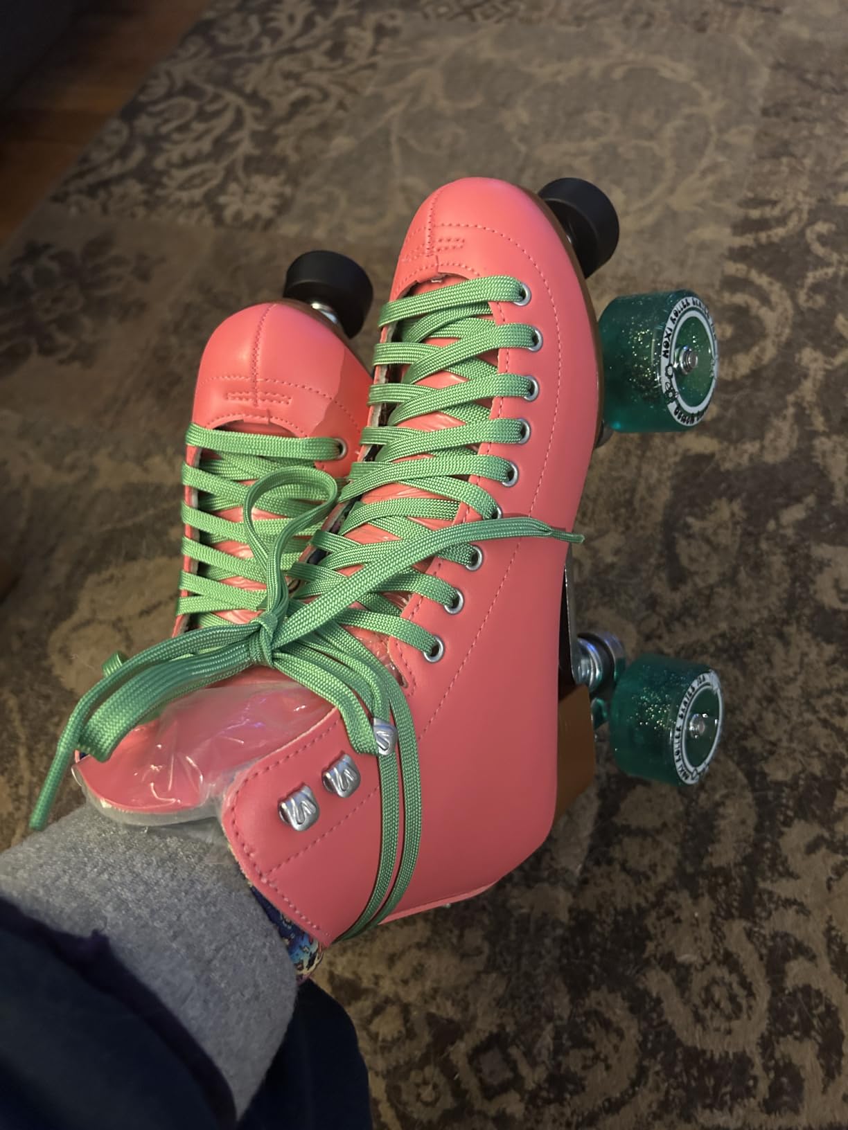 Moxi Beach Bunny Roller Skates for Women - Colorful, Precision-Fit Skate with High-Rebound Wheels, Moisture-Wicking Lining & Padding, Roller Skates customer photo 2
