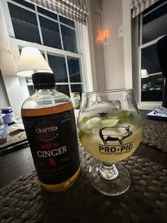 Crafted Cocktails Shrubs | 4 Flavor Variety Pack (Blackberry, Asian Pear, Strawberry, Ginger) | 4 Pack (16 Fl Oz Each) | Drinking Vinegar Sweetened with Agave | Sweet & Tangy Enhancer for Cocktails, Soda, or Salad Dressings customer photo 1