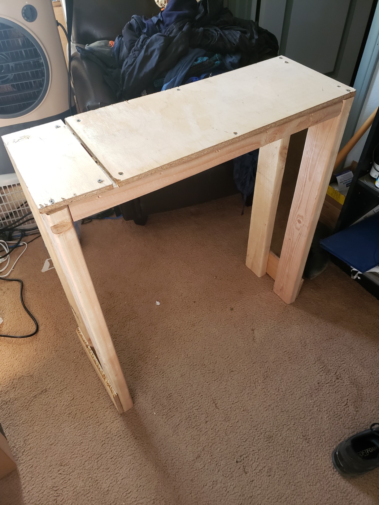 Portable Swamp Coolers - 1300 CFM MC18M Evaporative Air Cooler with 2-Speed Fan, 53.4 dB - 500 sq. ft. Coverage Evaporative Air Cooler Portable High Velocity Outdoor Cooling Fan by Hessaire - White customer photo 2