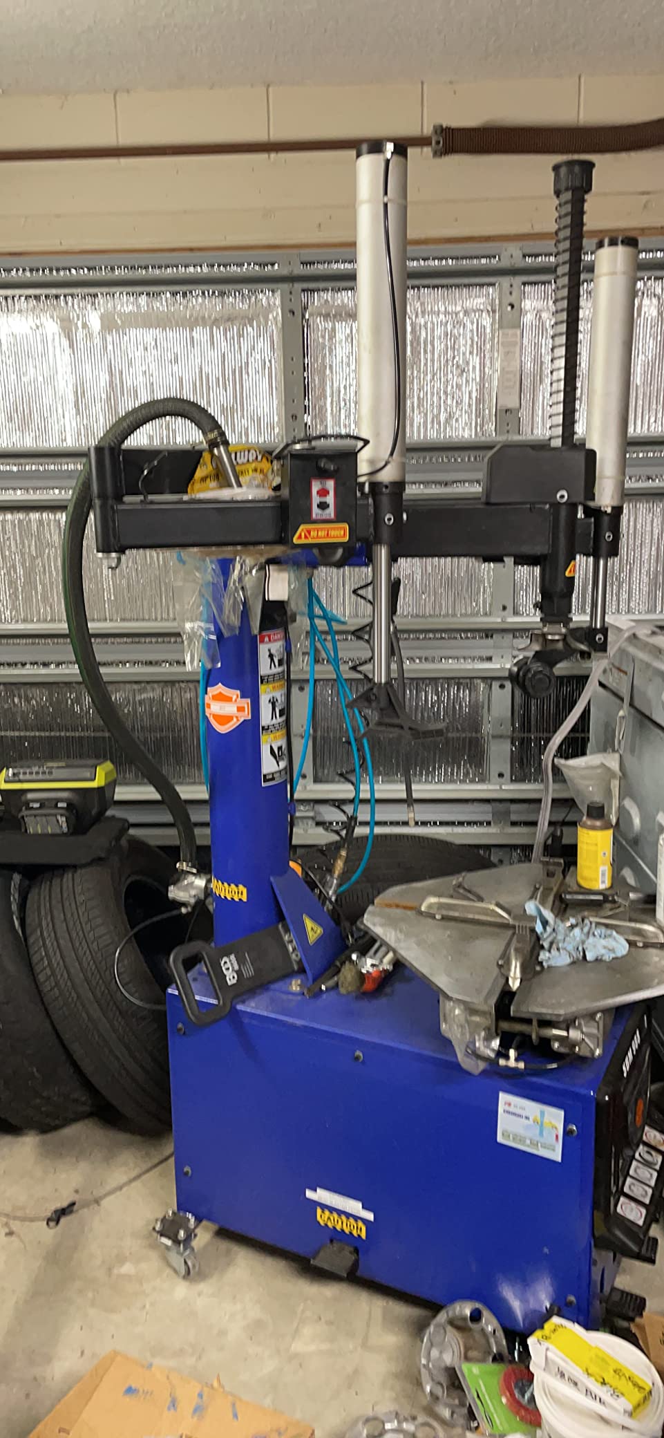 XK New 988 Tire Changer Wheel Changers Machine Combo 690 Balancer Rim Clamp 2.0 Horsepower 36 Month Parts Replacement customer photo 2