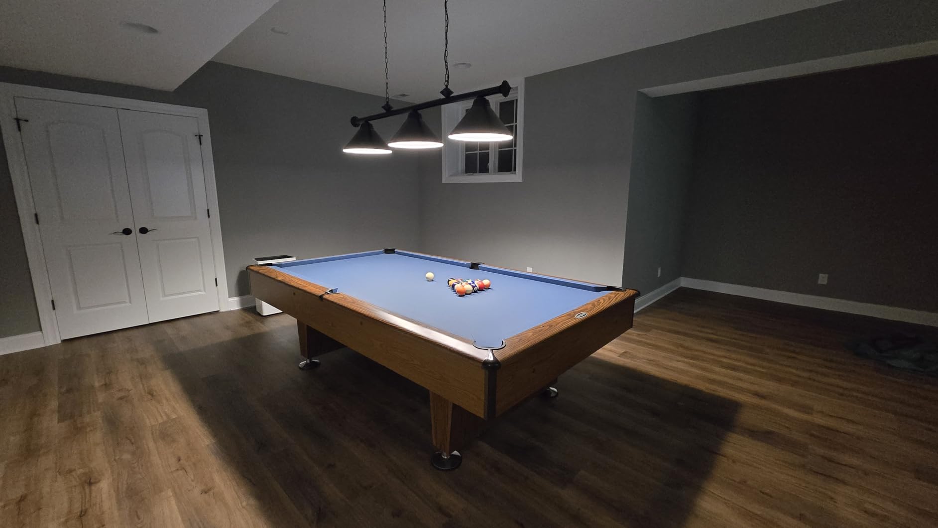 Wellmet 3 Light Pool Table Light, Vintage Retro Kitchen Island Pendant Light with Matte Black Shade, Modern Industrial Chandelier customer photo 1