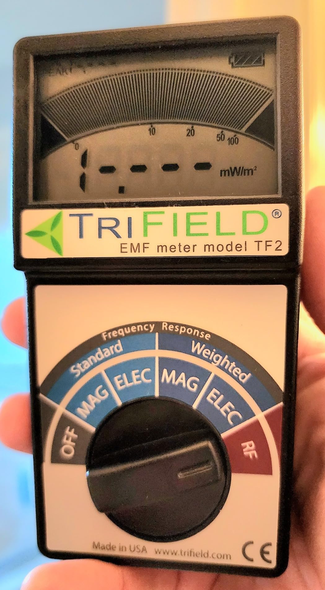 TriField EMF Meter Model TF2 - Made in USA - #1 Handheld EMF Detector for Magnetic/Electric/Radio Fields with Unlimited Free Support in The U.S. to Help Solve Your EMF Problems customer photo 1