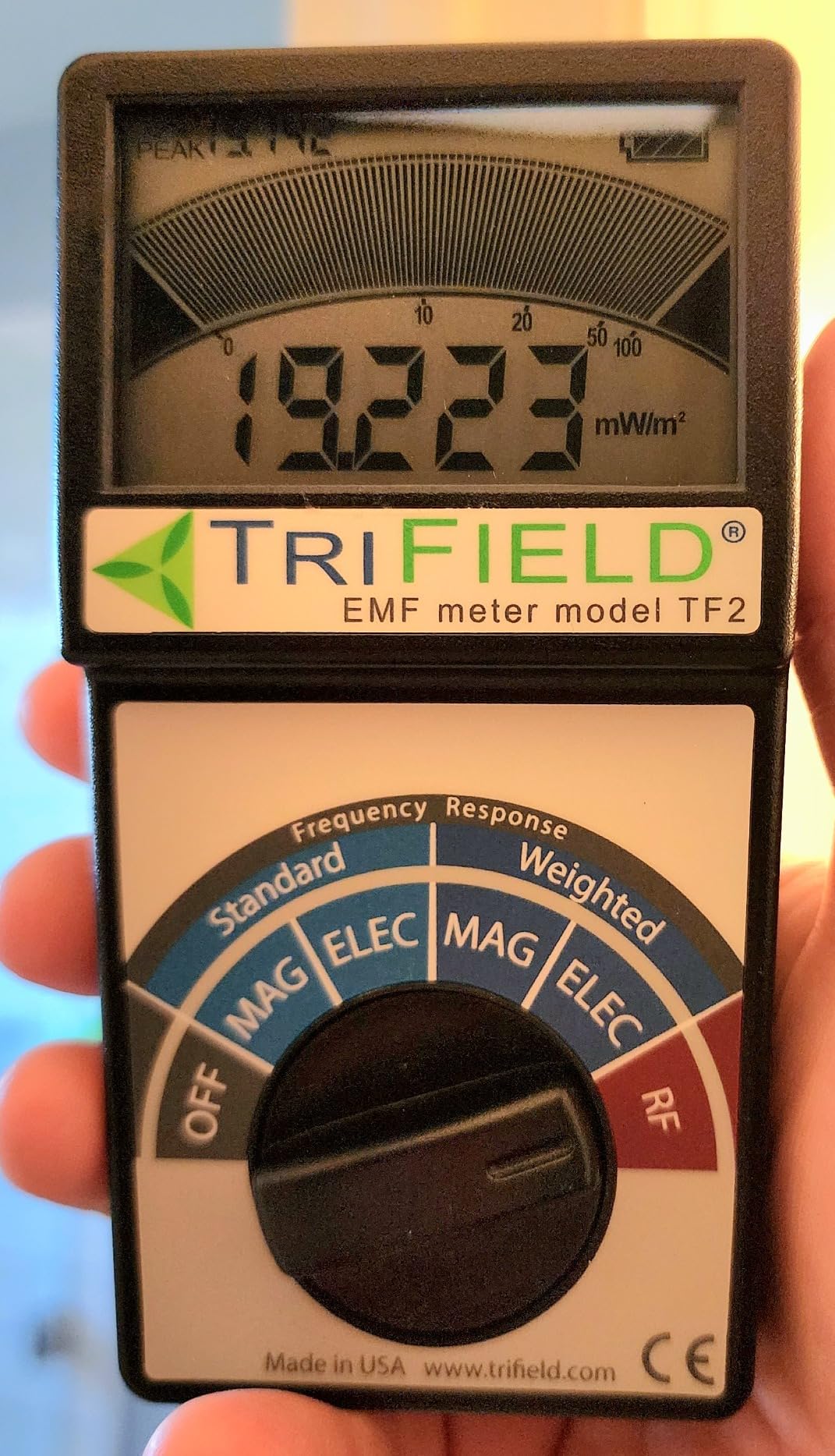 TriField EMF Meter Model TF2 - Made in USA - #1 Handheld EMF Detector for Magnetic/Electric/Radio Fields with Unlimited Free Support in The U.S. to Help Solve Your EMF Problems customer photo 2