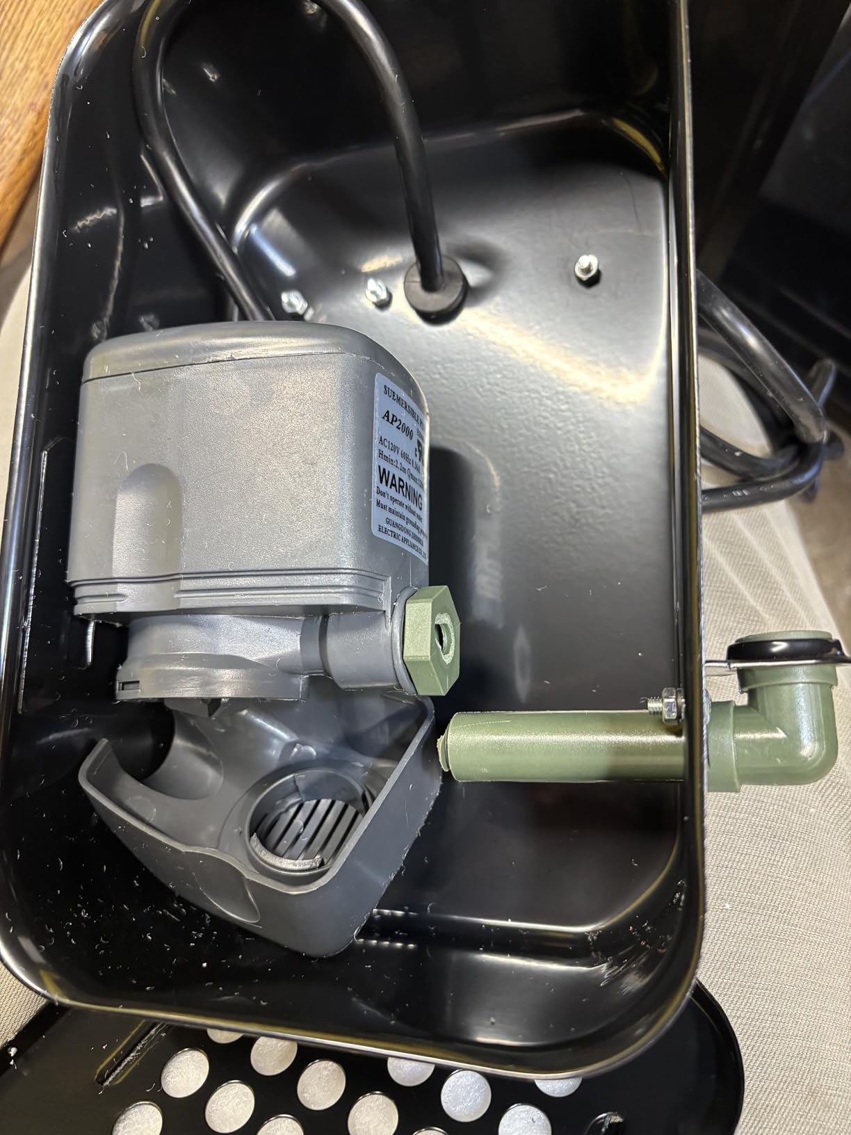 JEGS 20 Gallon Parts Cleaner Solvent Tank - 12 Gallon Solvent Capacity - 2.64-3.17 Gallon Per Minute Max Pump Output - Heavy Duty Steel Powder Coated Black with JEGS Logo customer photo 2