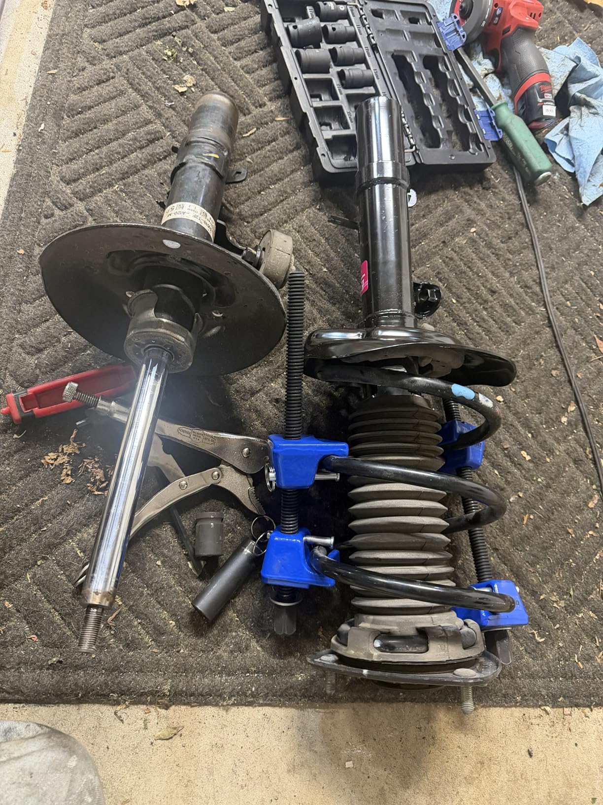 Orion Motor Tech 2pc Macpherson Strut Spring Compressor Tool Set with 10.5