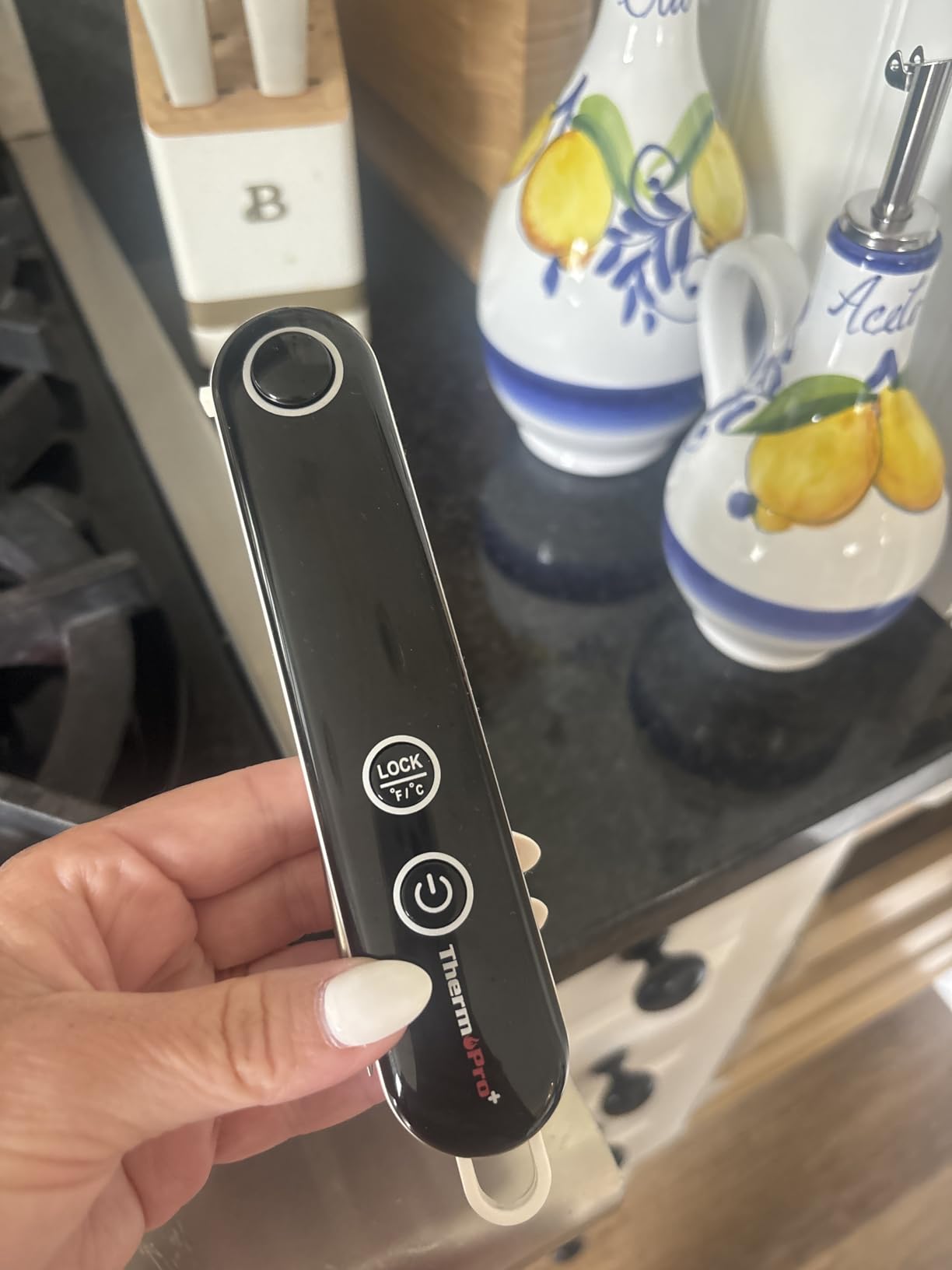 ThermoPro TP18 Instant Read Meat Thermometer Digital with Thermocouple Sensor, Cooking Food Thermometer for Grill, Smoker, BBQ, Oil Deep Frying, Candy customer photo 1