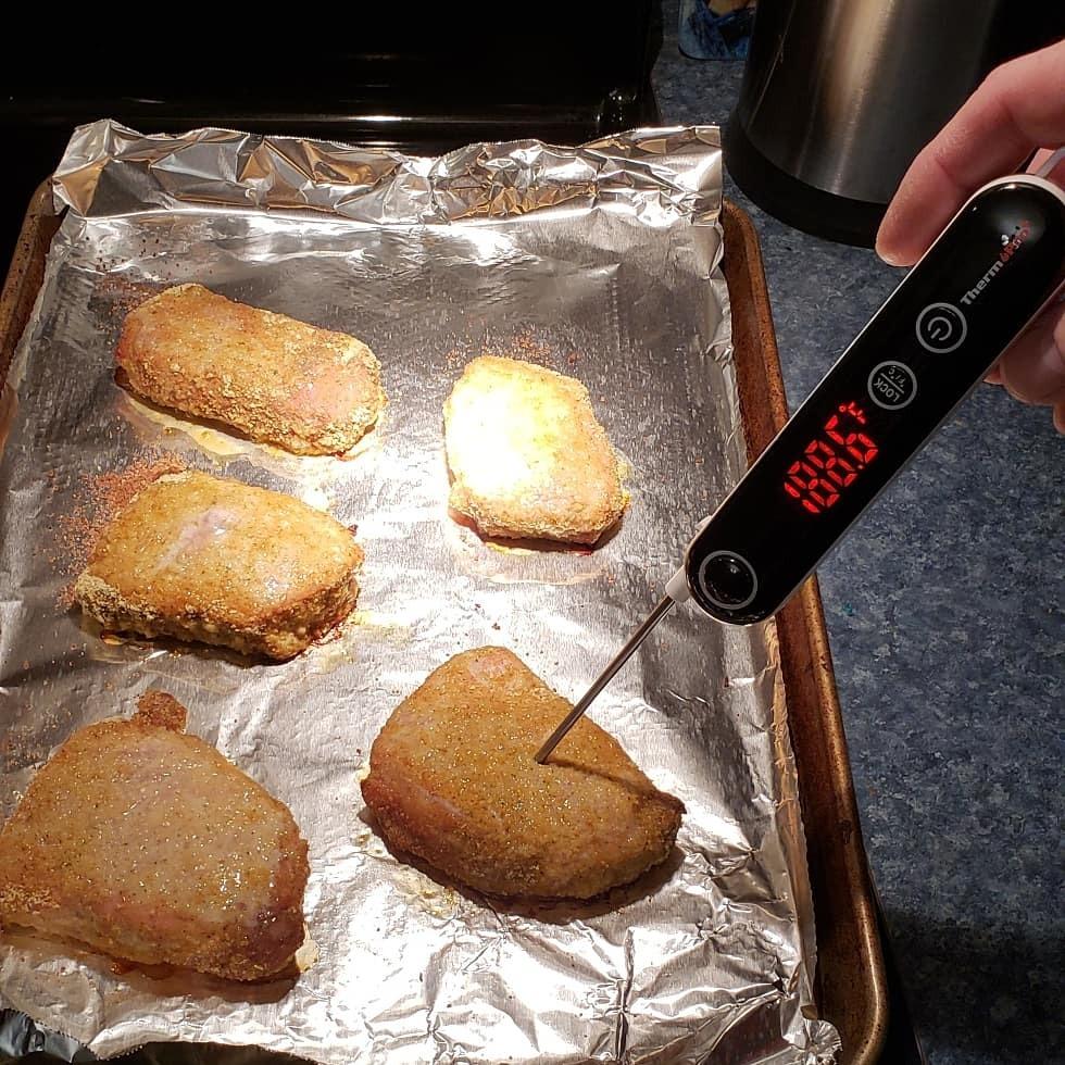 ThermoPro TP18 Instant Read Meat Thermometer Digital with Thermocouple Sensor, Cooking Food Thermometer for Grill, Smoker, BBQ, Oil Deep Frying, Candy customer photo 2