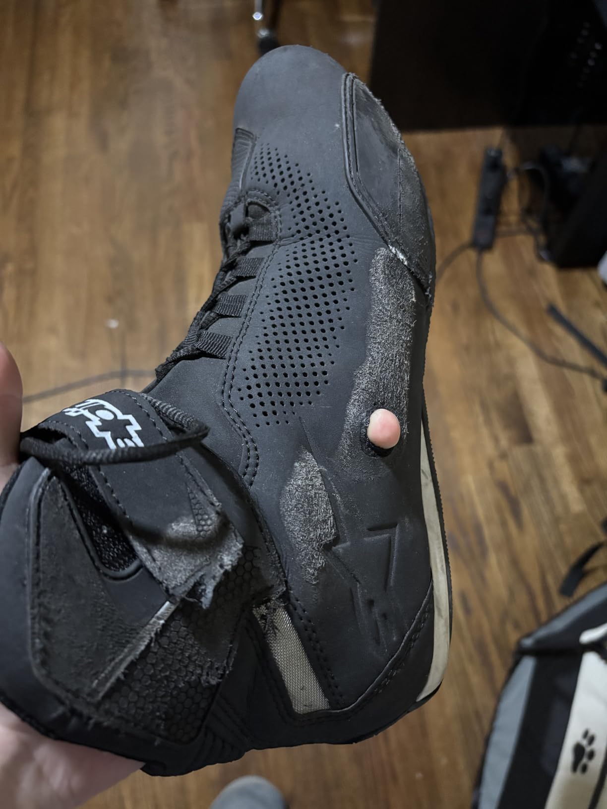 Alpinestars 25156181095 Men's Sektor Vented Street Motorcycle Shoe, Black, 9.5 customer photo 2