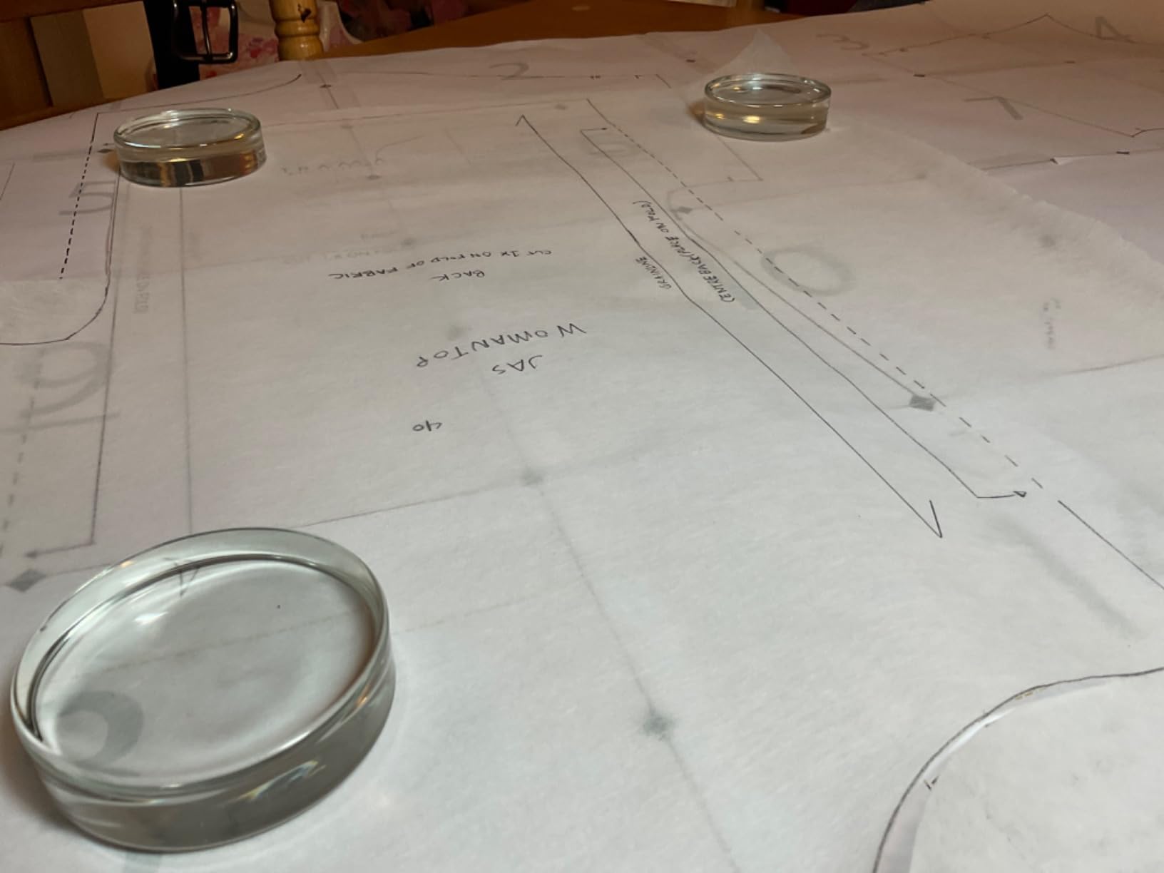 Wisemen trading Glass Fabric, Pattern, Sewing, Cloth, Weights 4 Pack Large customer photo 2