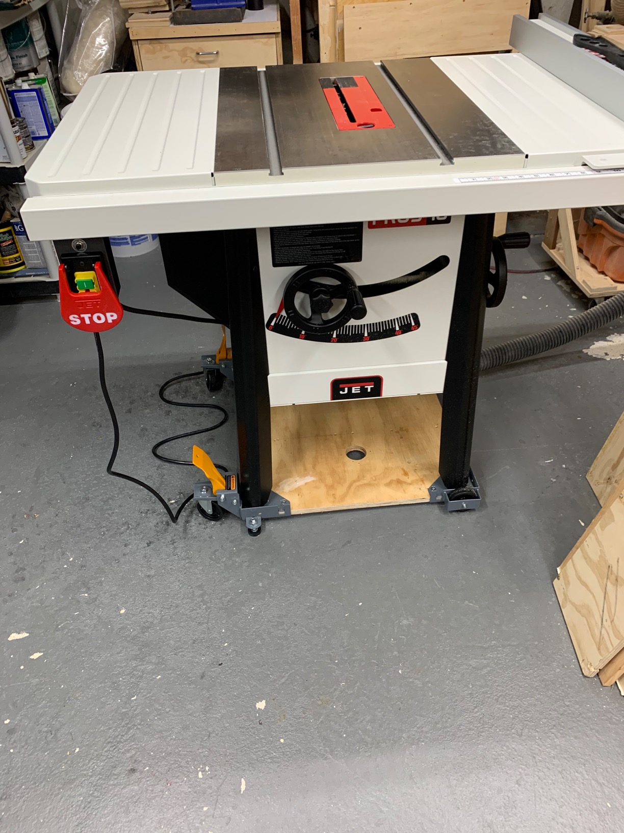 JET ProShop II 10-Inch Table Saw, 30-Inch Rip, Steel Wings, 1-3/4 HP, 120V 1Ph (JPS-10) customer photo 1