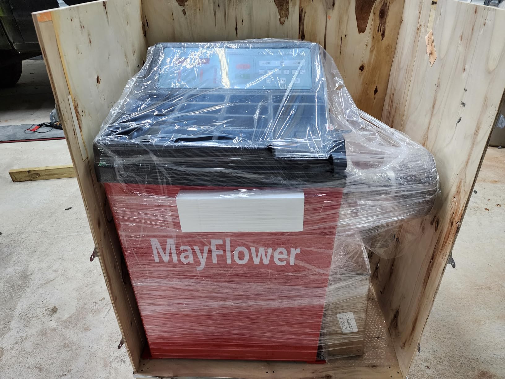 Mayflower - 1.5 HP Tire Changer Wheel Changers Balancer Machine Combo 980 800 Red Edition / 1 Year Full Warranty customer photo 1