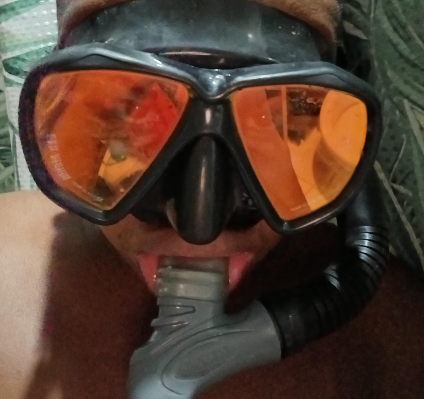 Snorkel Diving Mask Panoramic HD Swim Mask, Anti-Fog Scuba Diving Goggles,Tempered Glass Dive Mask Adult Youth Swim Goggles with Nose Cover for Diving, Snorkeling, Swimming customer photo 1