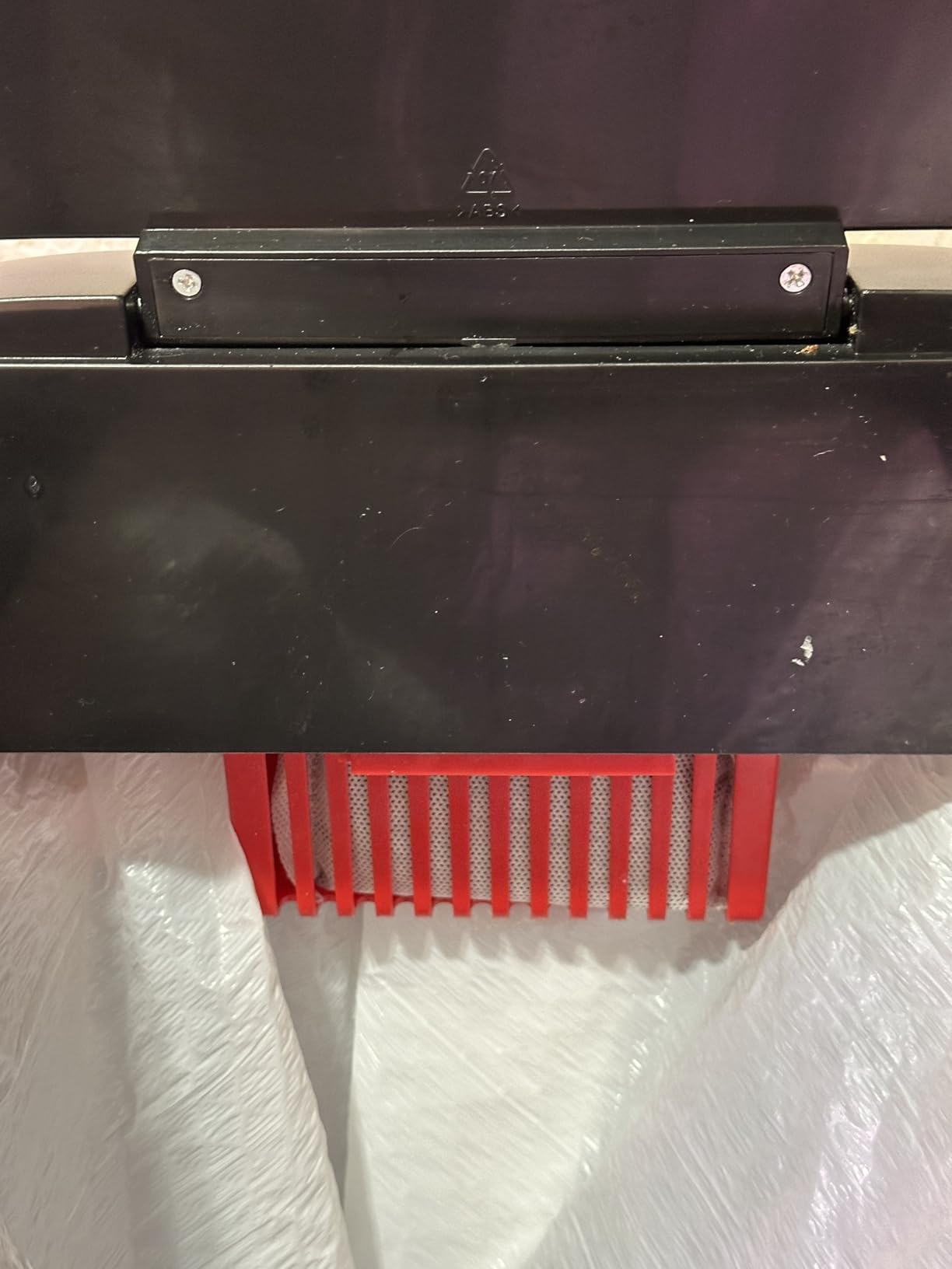 iTouchless 13 Gallon Oval Sensor Trash Can with Odor Filter, 50 Liter Automatic Kitchen Garbage Bin, Fingerprint-Proof Stainless Steel, Smart Hands-Free Motion Lid, Quiet Soft-Close, Brushed Silver customer photo 2