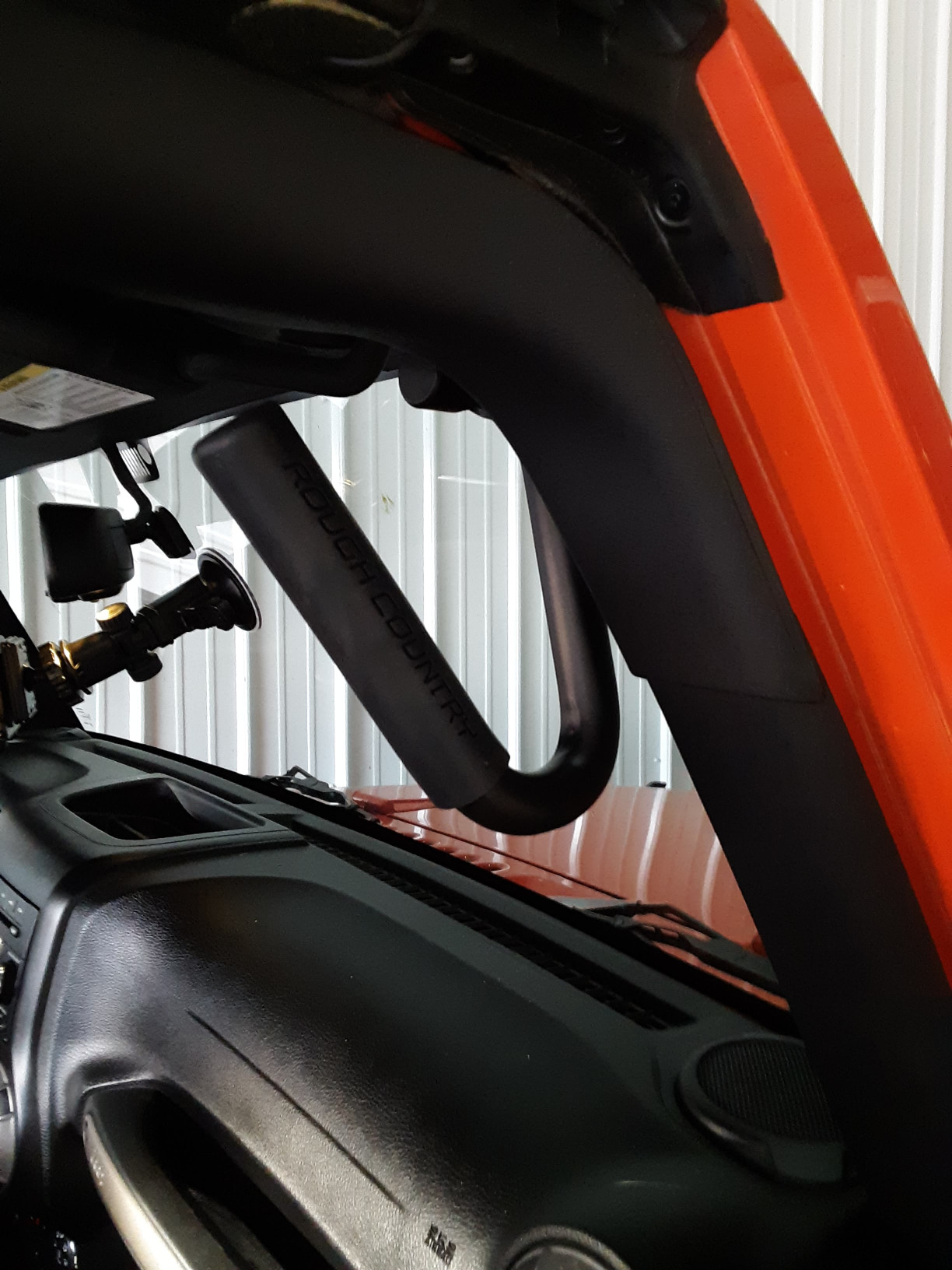 Rough Country Front Black Steel Grab Handles for 07-18 Jeep Wrangler JK - 6501 customer photo 2