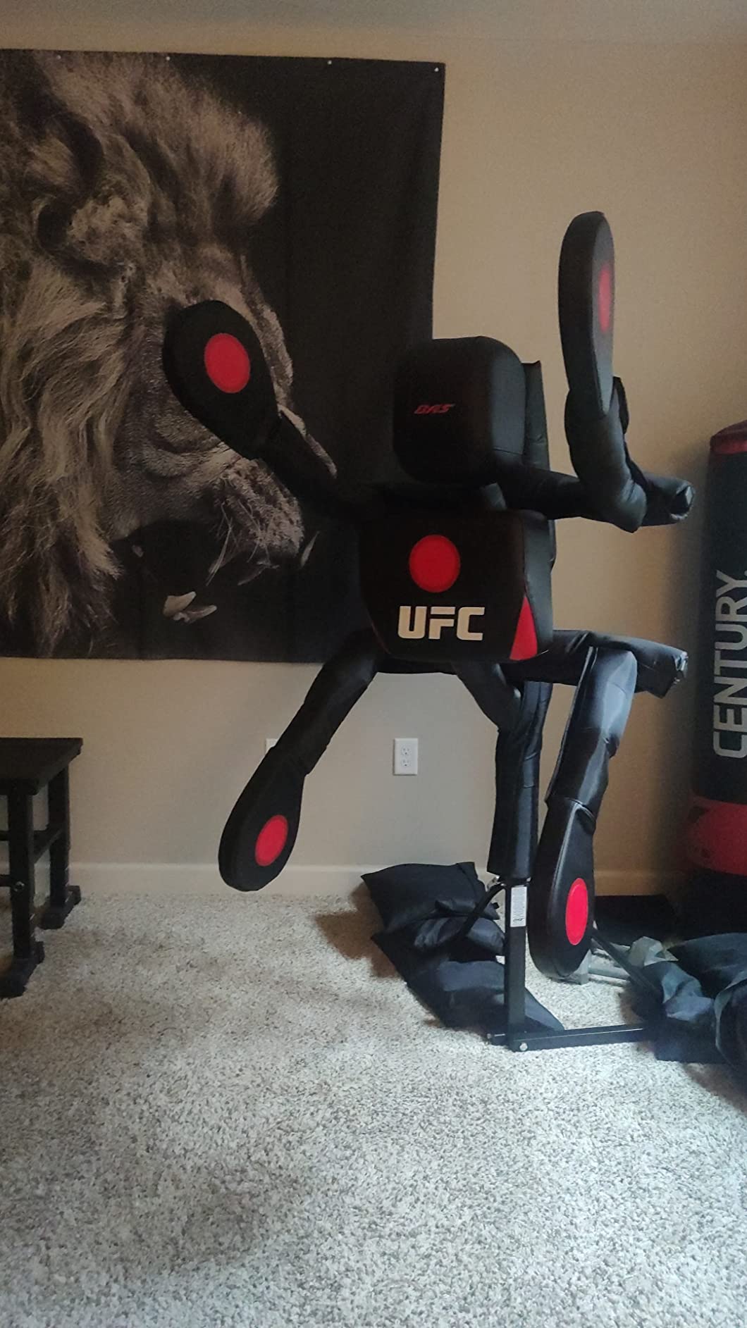 BAS UFC Body Action System - Fully Adjustable Punching & Kicking Pads - Martial Arts Training: MMA, Boxing, Karate, Muay Thai & More! customer photo 2