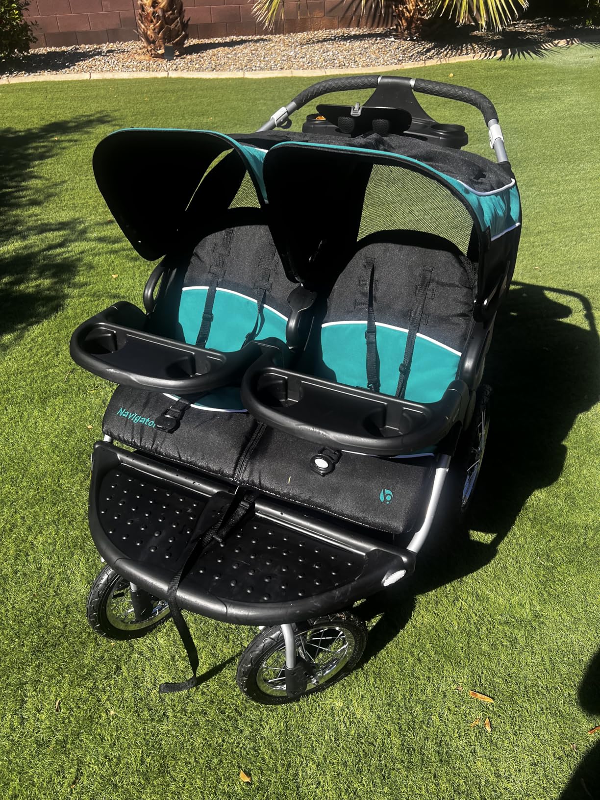 Baby Trend Expedition Double Jogger Stroller, Griffin customer photo 1