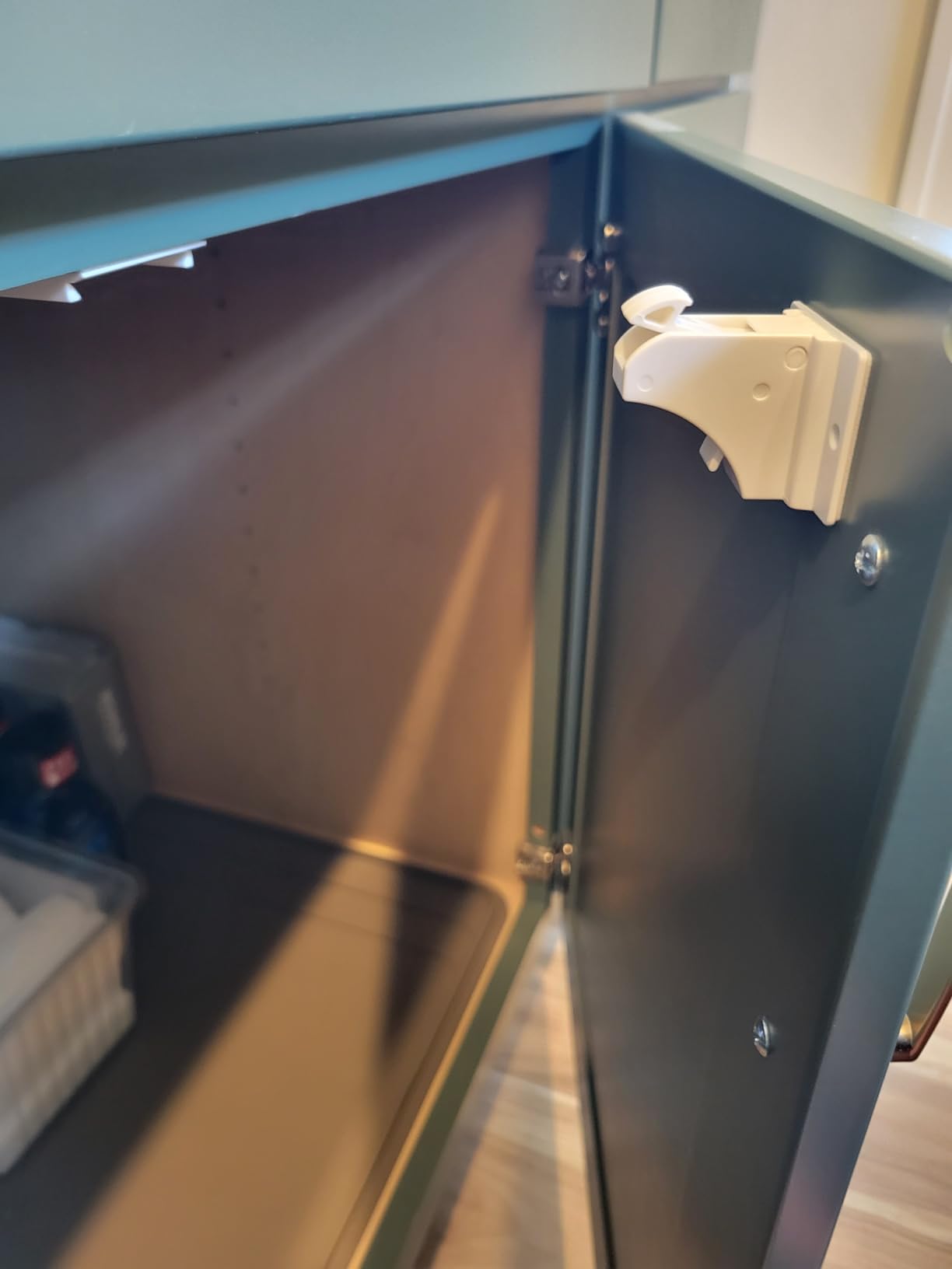 20 Pack Magnetic Cabinet Locks Baby Proofing - Vmaisi Children Proof Cupboard Drawers Latches - Adhesive Easy Installation customer photo 2