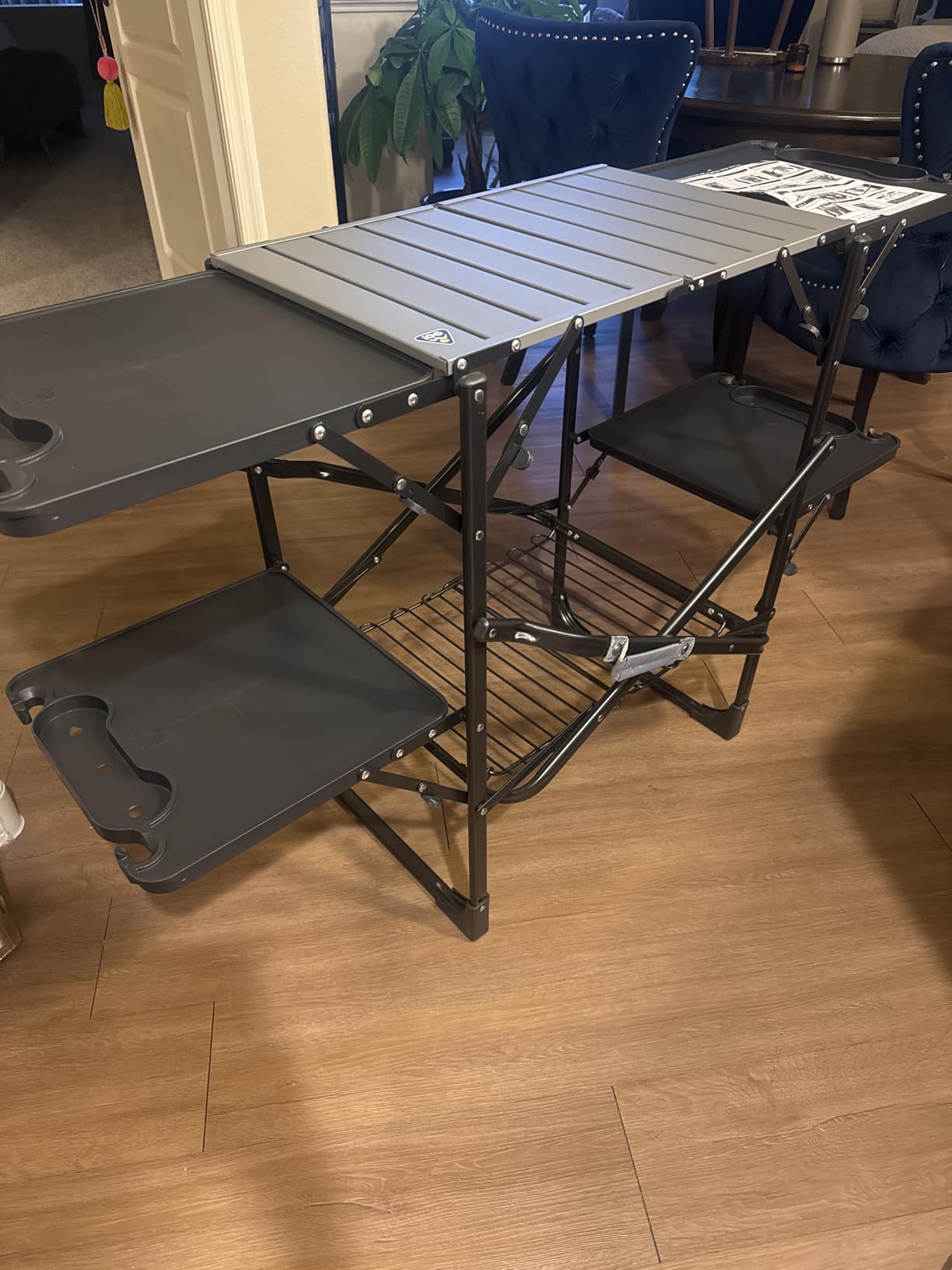 GCI OUTDOOR Master Cook Station | Portable Folding Kitchen Table with Soft Shell Sink, Heat Resistant Tabletop & Telescoping Lanter Pole, Perfect for Camping Trips customer photo 1