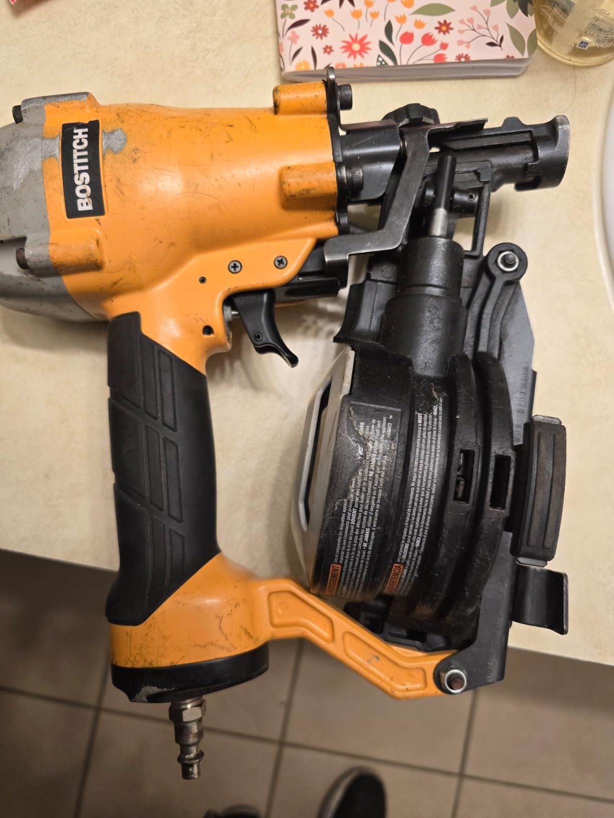 Bostitch 15-Degree Coil Roofing Pneumatic Nailer customer photo 1