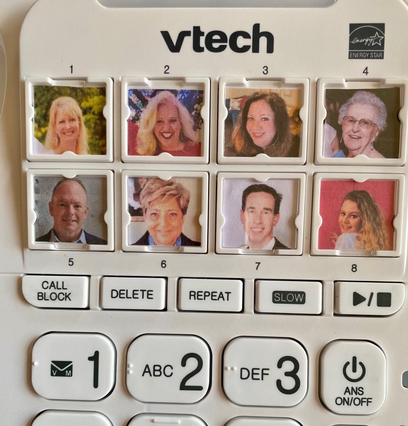 VTech SN5147 Amplified Corded/Cordless Senior Phone with Answering Machine, Big Buttons, 90dB Extra-Loud Visual Ringer, 50dB Audio Assist, Call Blocker, White customer photo 1