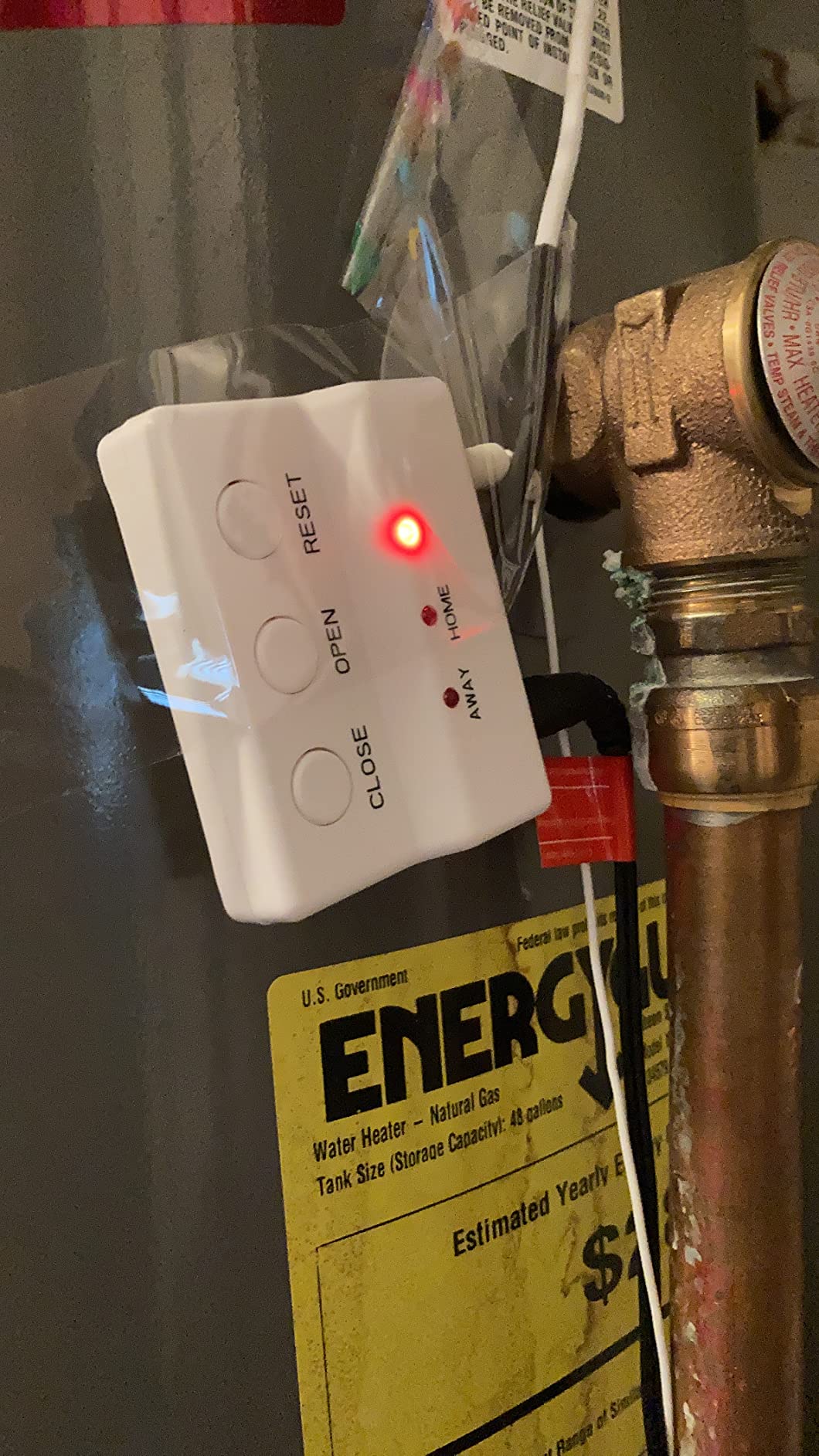 E-SDS Water Leak Detector with Shutoff Valve,Sensors and Sounds Alarm,Automatic Water Leak Shut Off Valve System,for Pipes 3/4 NPT,Flood Prevention for Laundry,Water Heaters and More customer photo 2