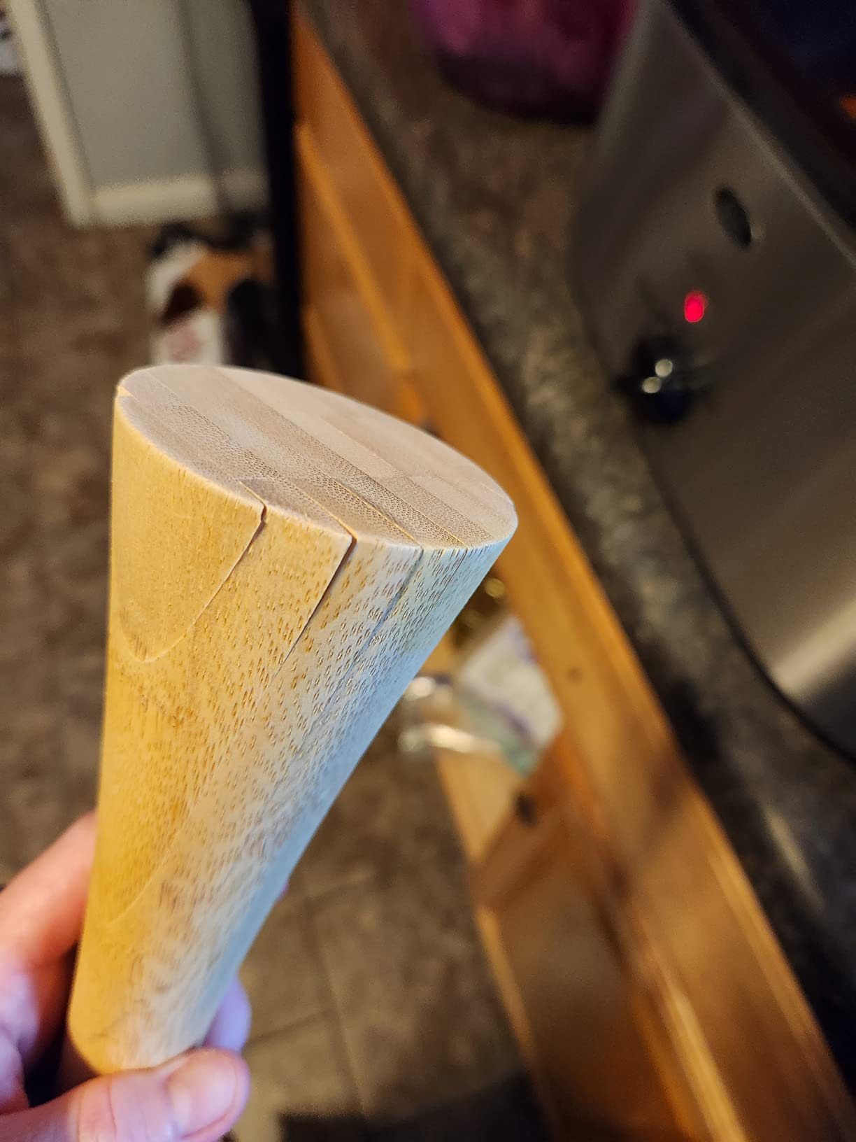 Fermentaholics Fermentation Tamper Tool, Make Sauerkraut At Home | Perfect Tool For Fermented Cabbage & Any Fermented Vegetables | DIY Fermented Sauerkraut | (Bamboo) customer photo 2