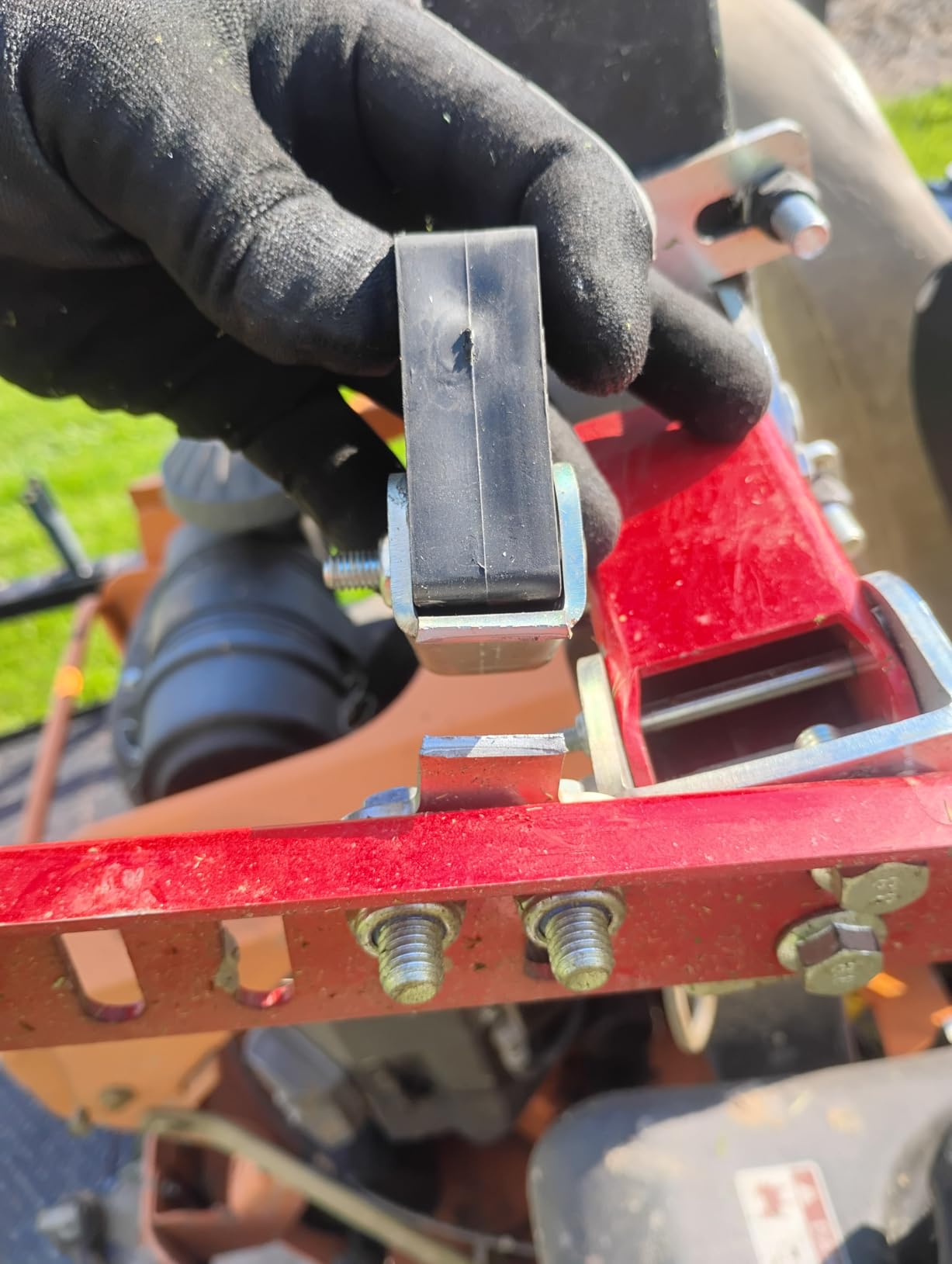 Jungle Jim's ZTR-TR Zero Turn Mower Trimmer Holder - Adjustable Fit for 1