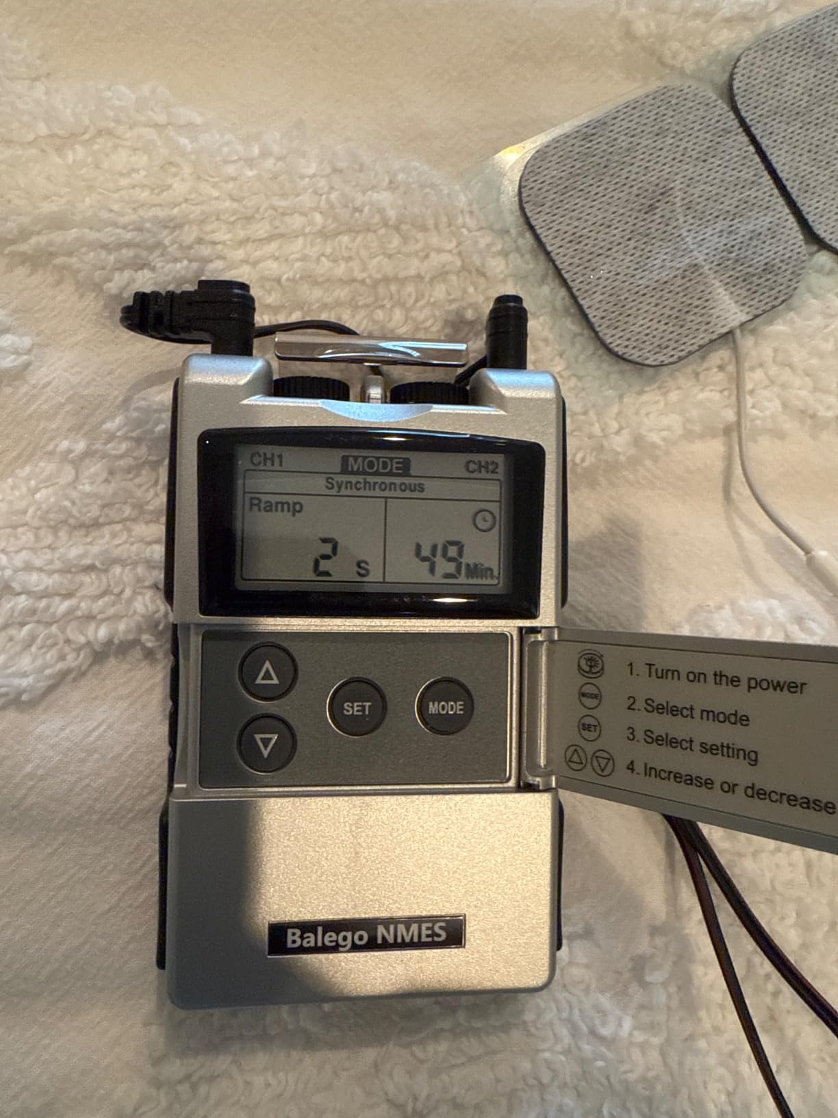Balego EMS Digital Neuromuscular NMES Stimulator OTC customer photo 1