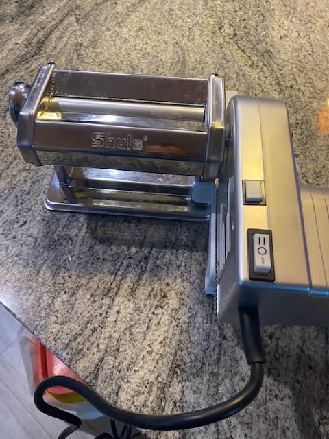 Shule Electric Pasta Maker with Motor Automatic Pasta Machine with Hand Crank and Multifunctional Rollers customer photo 2
