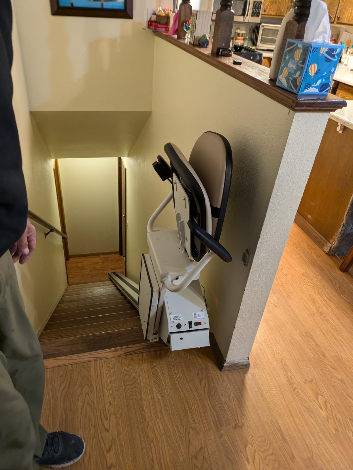 Universal Stair Lift - 350lb Capacity - Folds Flat to Wall - Includes Warranty customer photo 2