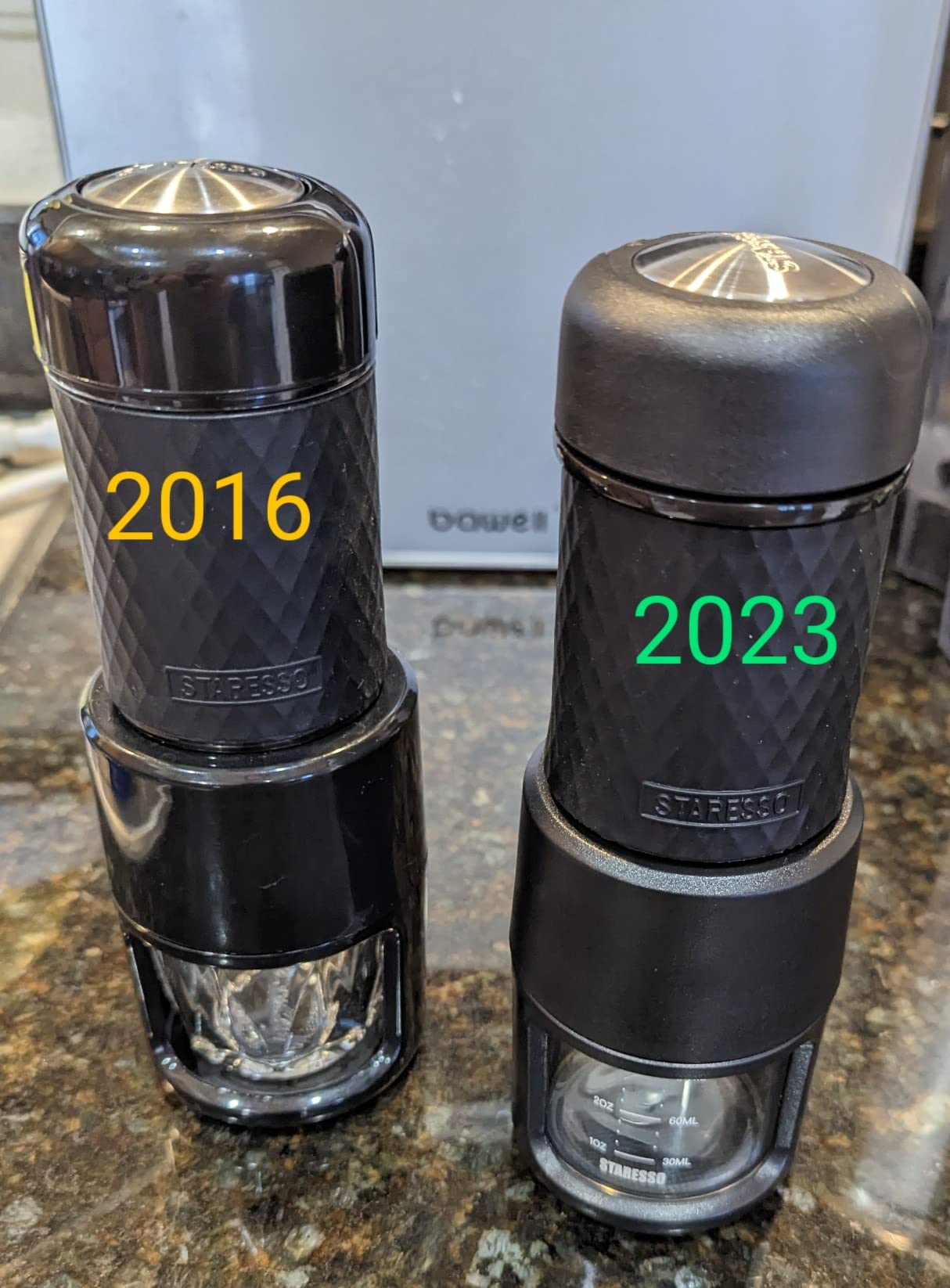 STARESSO Classic Portable Espresso Maker, 2 IN 1 Travel Coffee Maker Compatible Ground Coffee & NS Original Pods, Espresso Machine with Stainless Steel Chamber for Travel Camping, Manually Operated customer photo 2