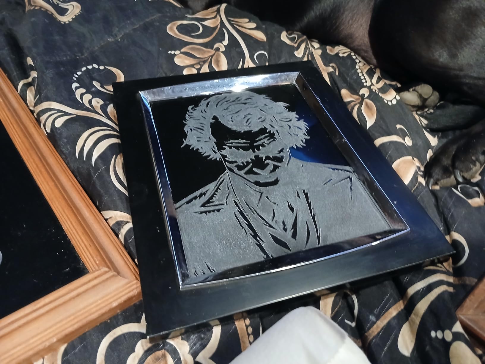 UTOOL Engraver Pen with Letter/Number Stencil, 24W Handheld Etching Tool for Wood Metal Glass Engraving with 4 Replaceable Tungsten Carbide Steel Bits customer photo 1