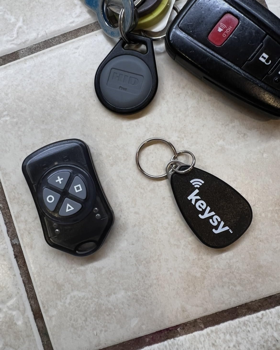 Keysy RFID Duplicator - Copy Key Fobs and Key Cards (HID Prox, AWID, Indala, ioProx, Rosslare, XceedID, Paradox, CDVI + More) Reader Writer Copier Cloner 125kHz Including (1 Key Fob) customer photo 1