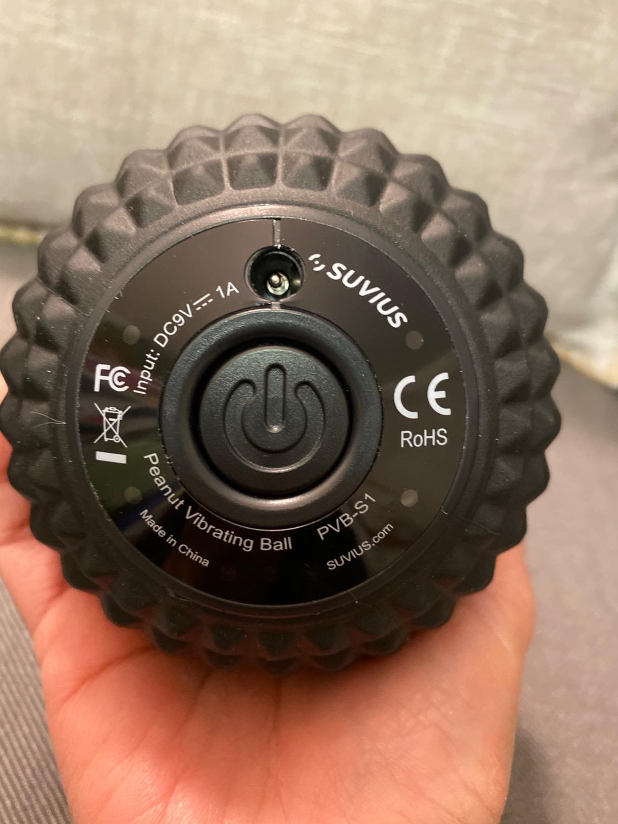 Peanut Electric Vibrating Rechargeable Foam Roller - 4 Intensity Levels for Firm Battery-Powered Deep Tissue Recovery, Training, Massage - Therapeutic Back and Muscle Massage Roller customer photo 2