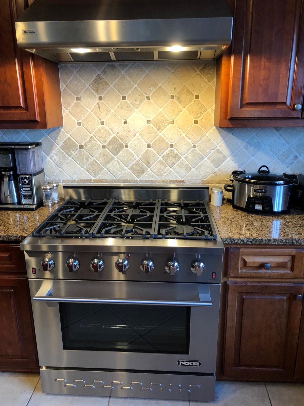 NXR SC3611 36-Inch 5.5 cu.ft. Pro-Style Natural Gas Range with Convection Oven, Stainless Steel customer photo 1