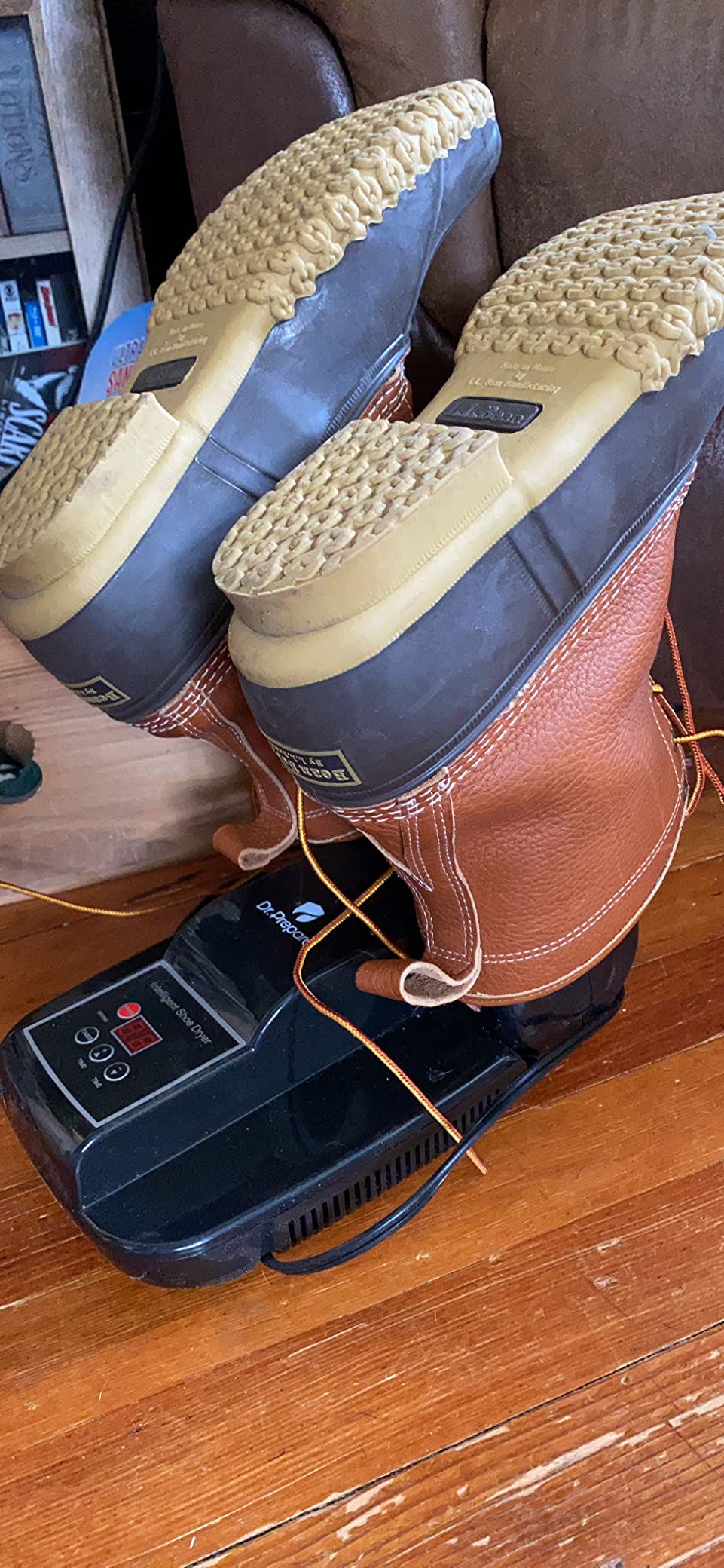 Dr. Prepare Boot Dryer Shoe Dryer, Glove Dryer & Boot Warmer with Heat Blower, Portable Adjustable Rack and Timer, Folding Design & Quick Drying for Shoes, Gloves, Hats, Socks, Ski Boots customer photo 2