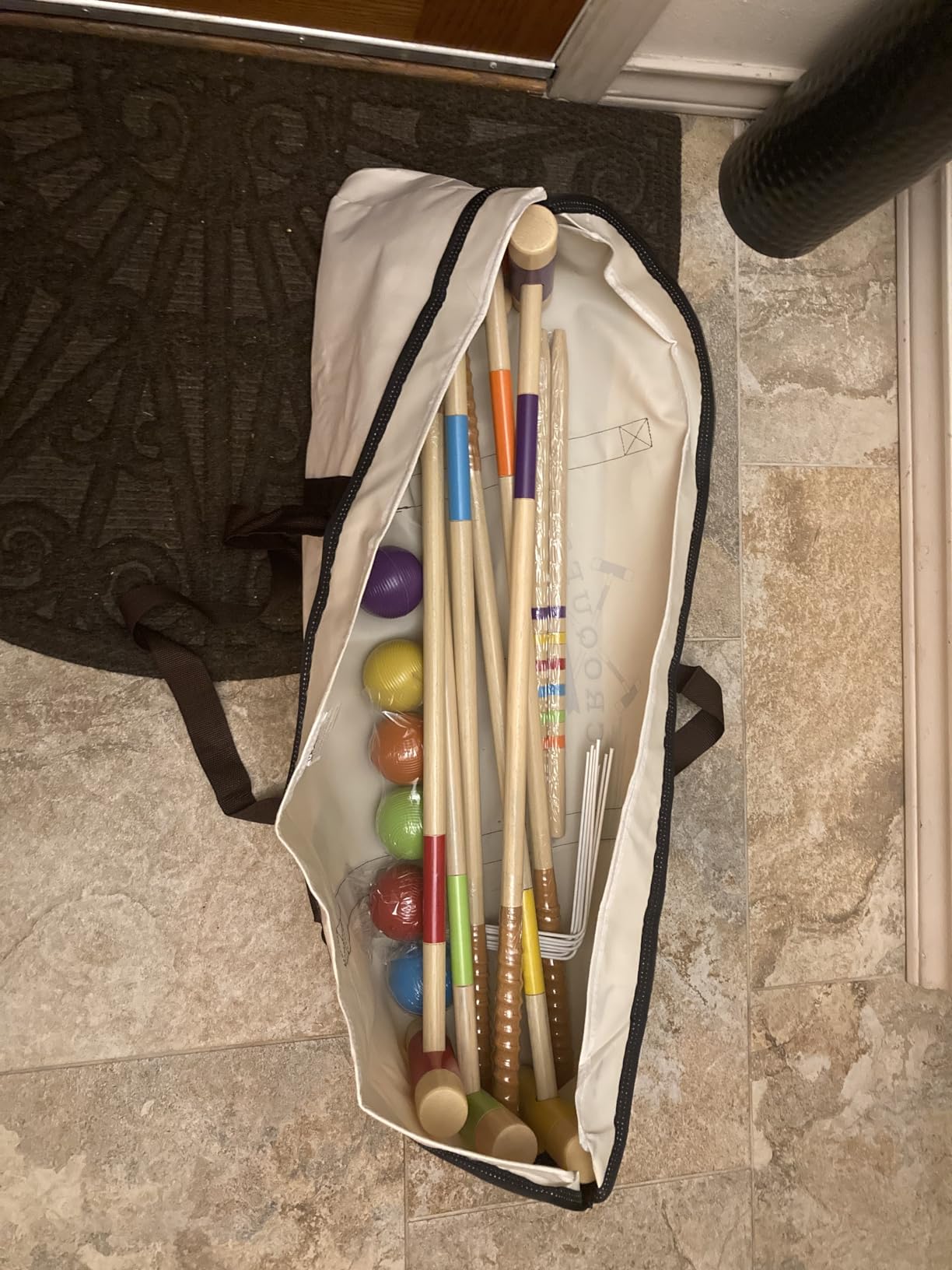 GoSports Six Player Croquet Set - Choose Deluxe (35