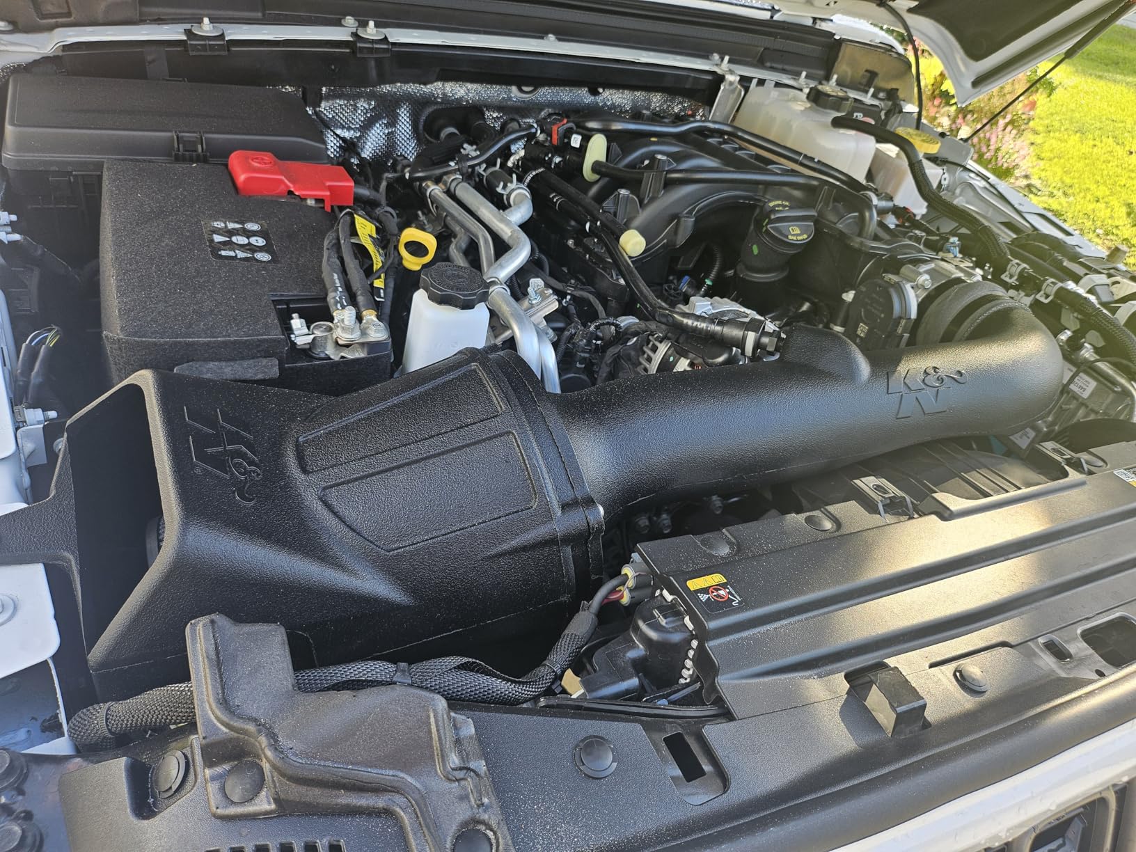 K&N Cold Air Intake System: High-Flow Air Filter, Increase Performance & Towing: Compatible with 2018-2025 JEEP, Gladiator, Wrangler, Wrangler JL, 63-1576 customer photo 2