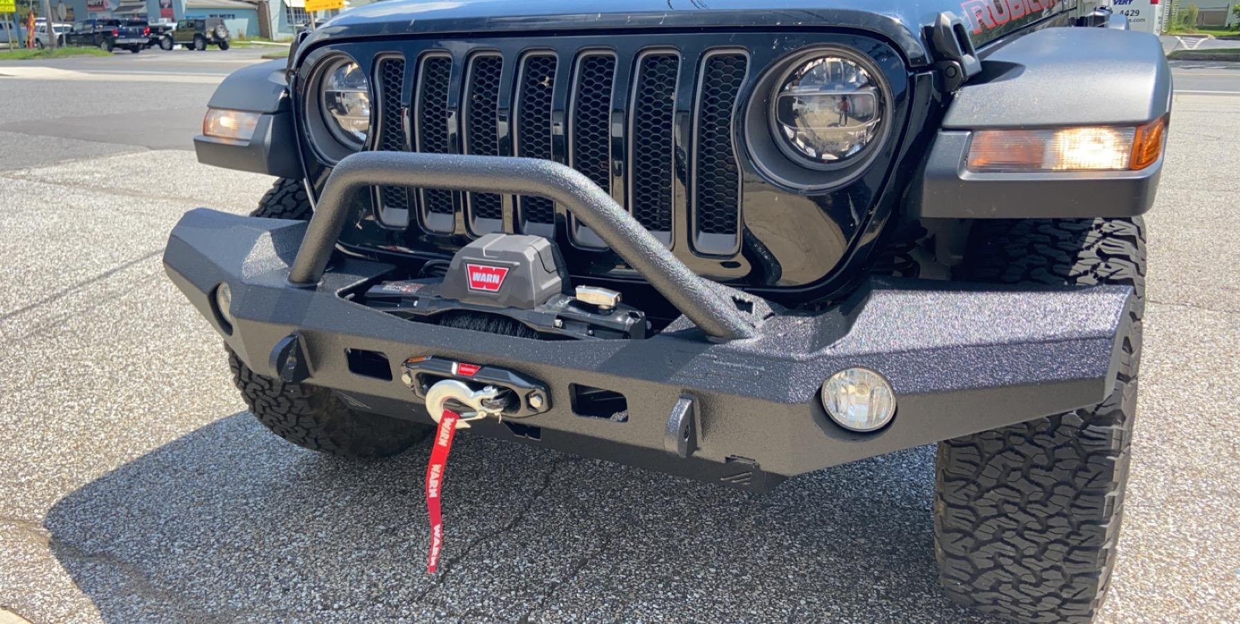 WARN 101337 Elite Series Full-Width Front Bumper with Grille Guard Tube, Fits: Jeep Wrangler JL (2018-2020) and Jeep Gladiator (2020) customer photo 1