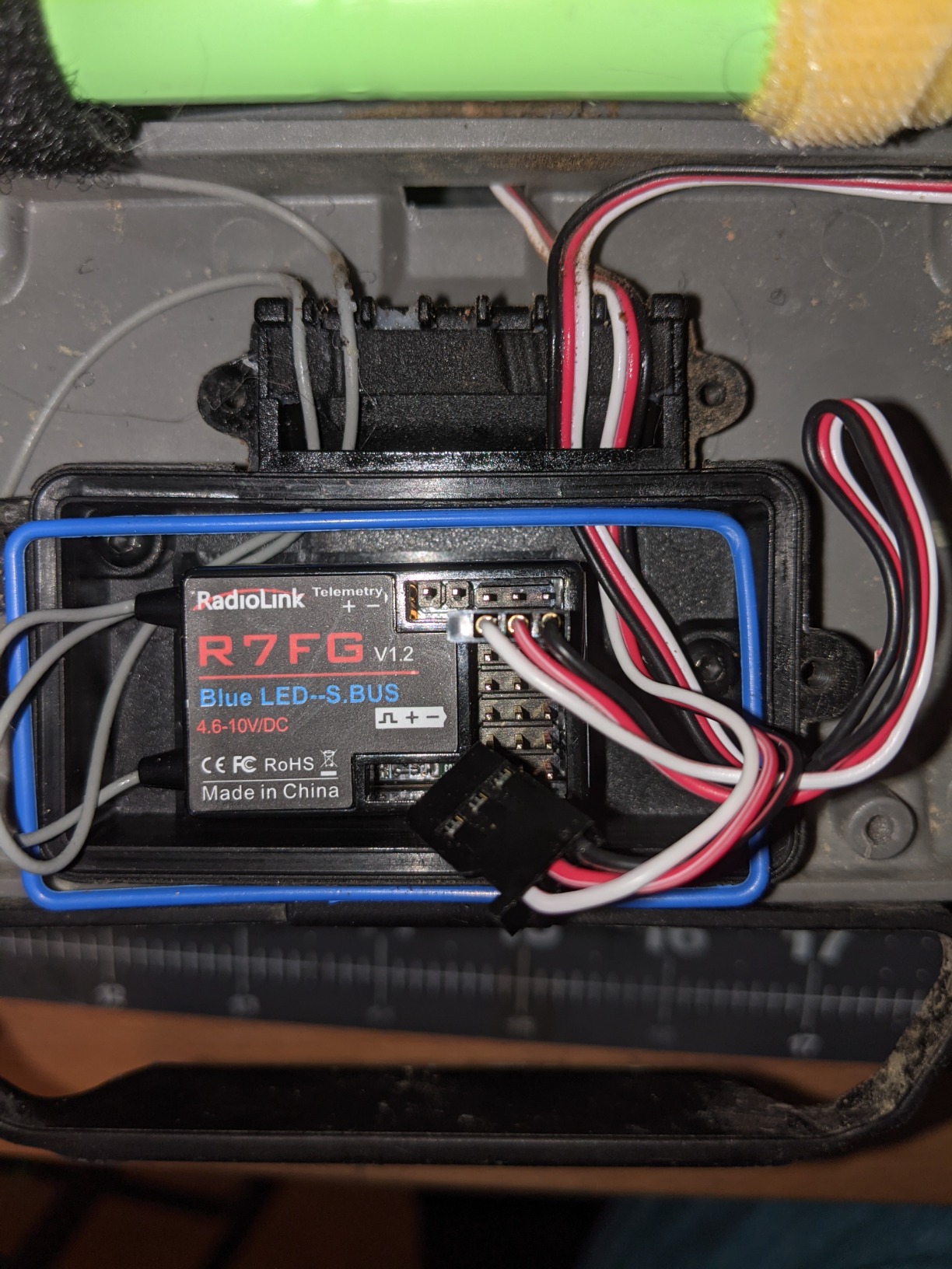 Radiolink RC6GS V3 7 Channels RC Transmitter and Waterproof Gyro Receiver R7FG, 30 Models Storage 2.4Ghz Voltage Telemetry Surface Remote Radio Controller for RC Crawler, Drifting, Car and Boat customer photo 2