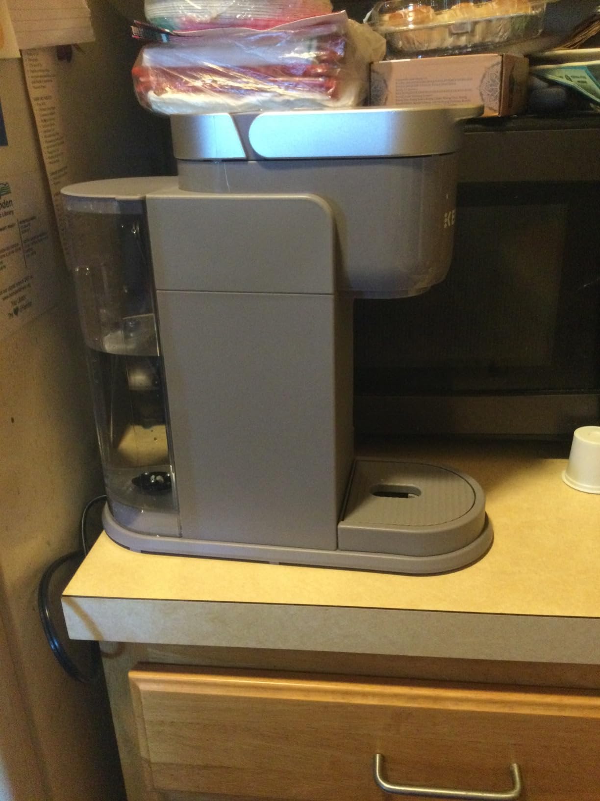 K-Mini Plus Single Serve K-Cup Pod Coffee Maker, with 6 to 12oz Brew Size, Stores up to 9 K-Cup Pods, Travel Mug Friendly, Matte Black customer photo 1