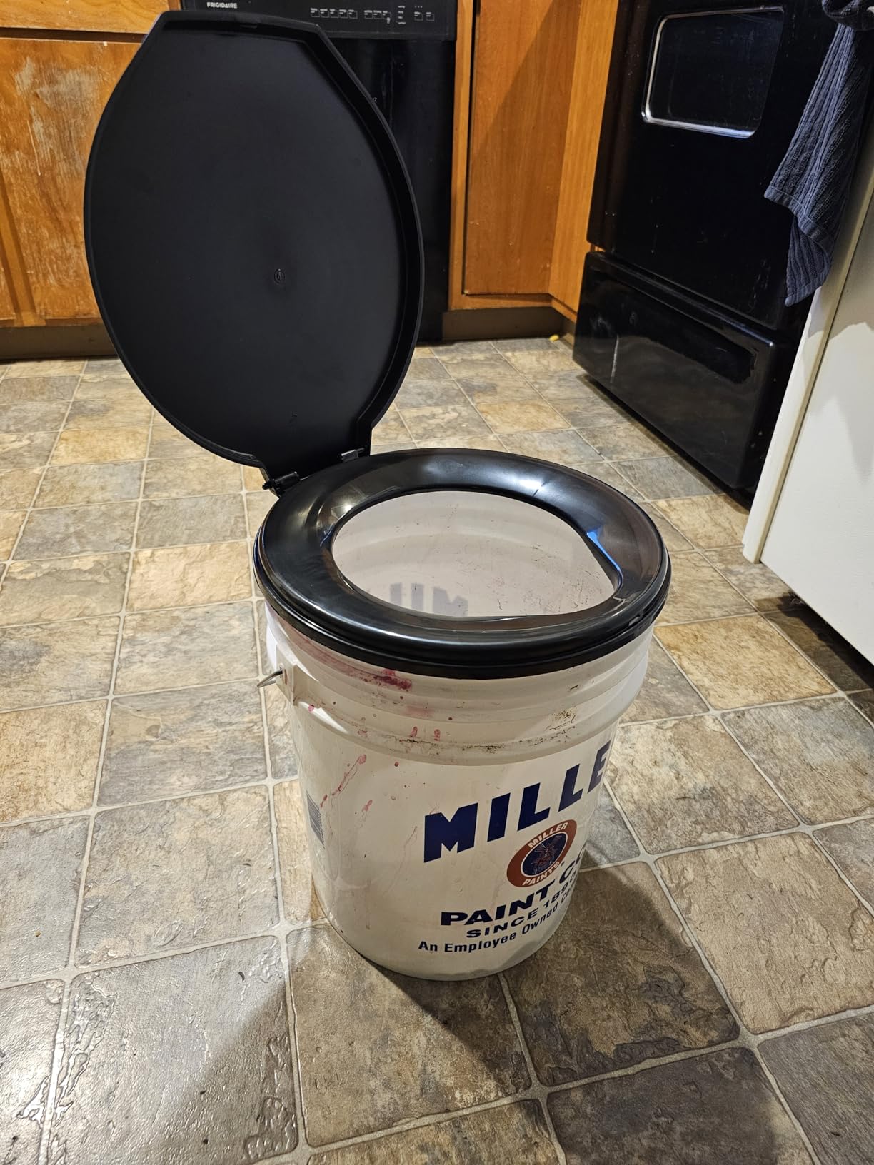 72 HRS Premium Portable Camping Toilet Seat with Lid for 5 Gallon Buckets, Outdoor Camping, Hiking, Emergencies - Perfect for Emergency Preparedness, Backcountry, Car, Boat, Road Trips (No Bucket) customer photo 1