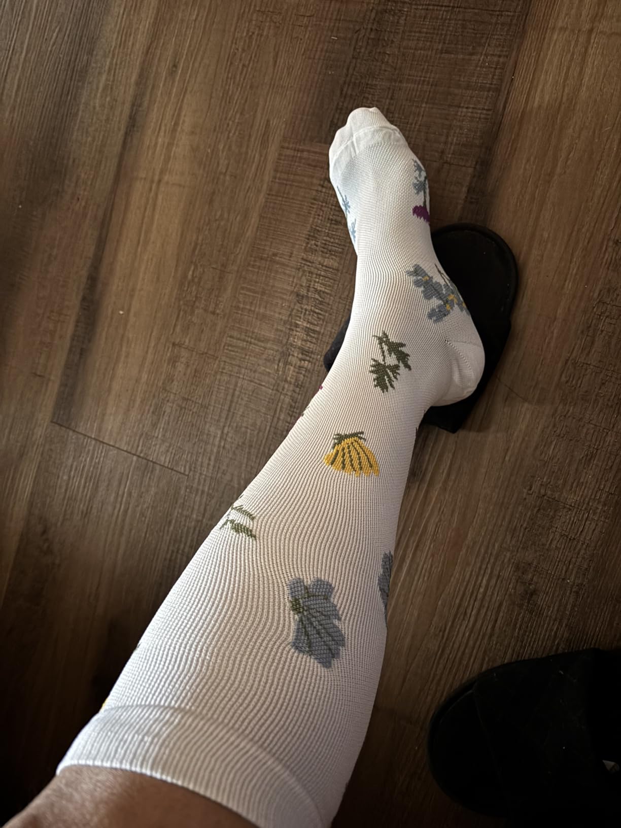 Bluemaple 6 Pack Copper Compression Socks for Women and Men Circulation-Best Support for Medical,Running,Nursing,Athletic customer photo 1