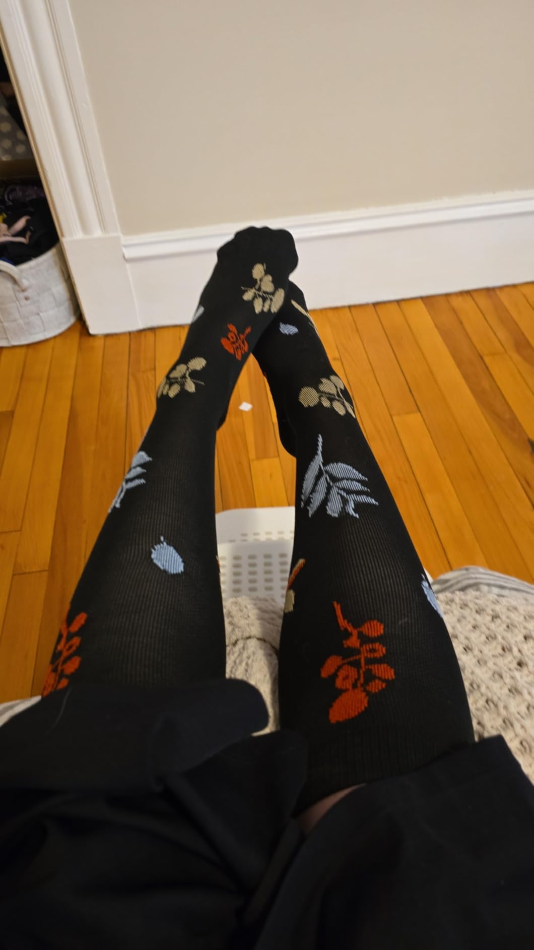 Bluemaple 6 Pack Copper Compression Socks for Women and Men Circulation-Best Support for Medical,Running,Nursing,Athletic customer photo 2