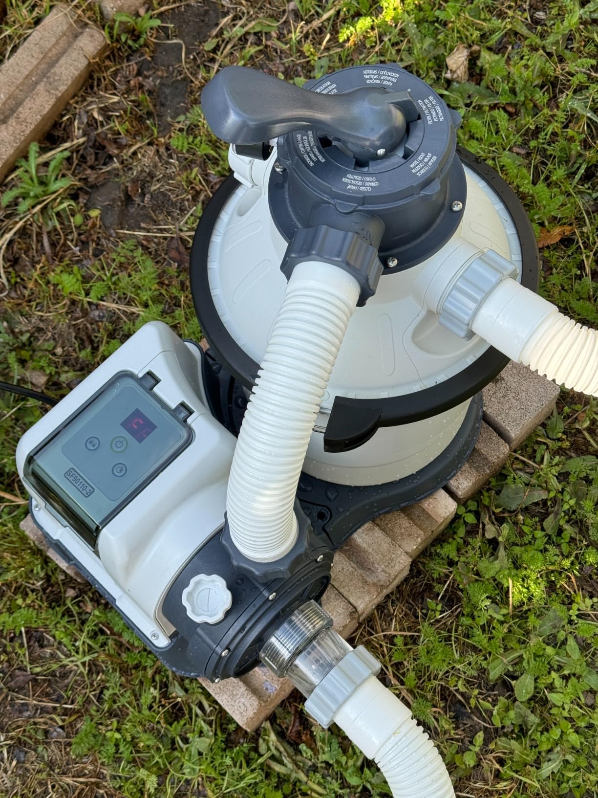 INTEX SX1500 Krystal Clear Sand Filter Pump: 1500 GPH Pump Flow Rate - Improved Circulation and Filtration customer photo 1